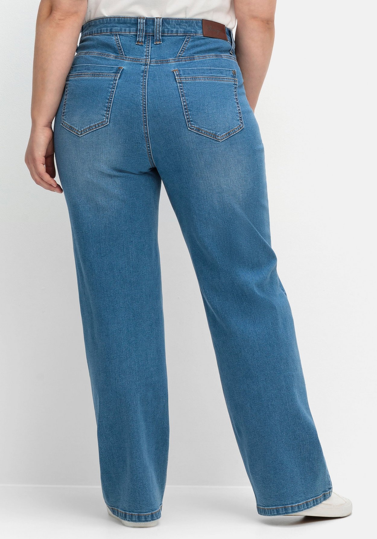 Sheego Weite Jeans »Komfort-Jeans ELLA ELLA für kräftige Oberschenkel und Waden«
