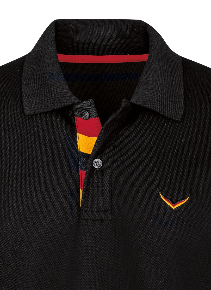 Trigema Poloshirt »TRIGEMA Deutschland Poloshirt«, (1 tlg.)