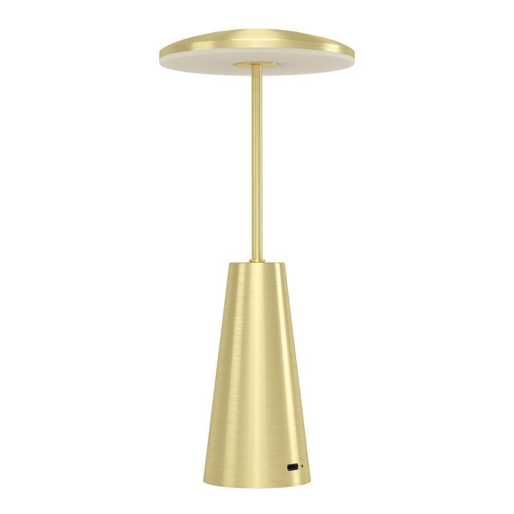 EGLO Tischleuchte »PICCOLA«, 1 flammig, Leuchtmittel LED-Modul | LED fest integriert, dimmbare Nachttischlampe, Metall, Lampe für Balkon, IP54