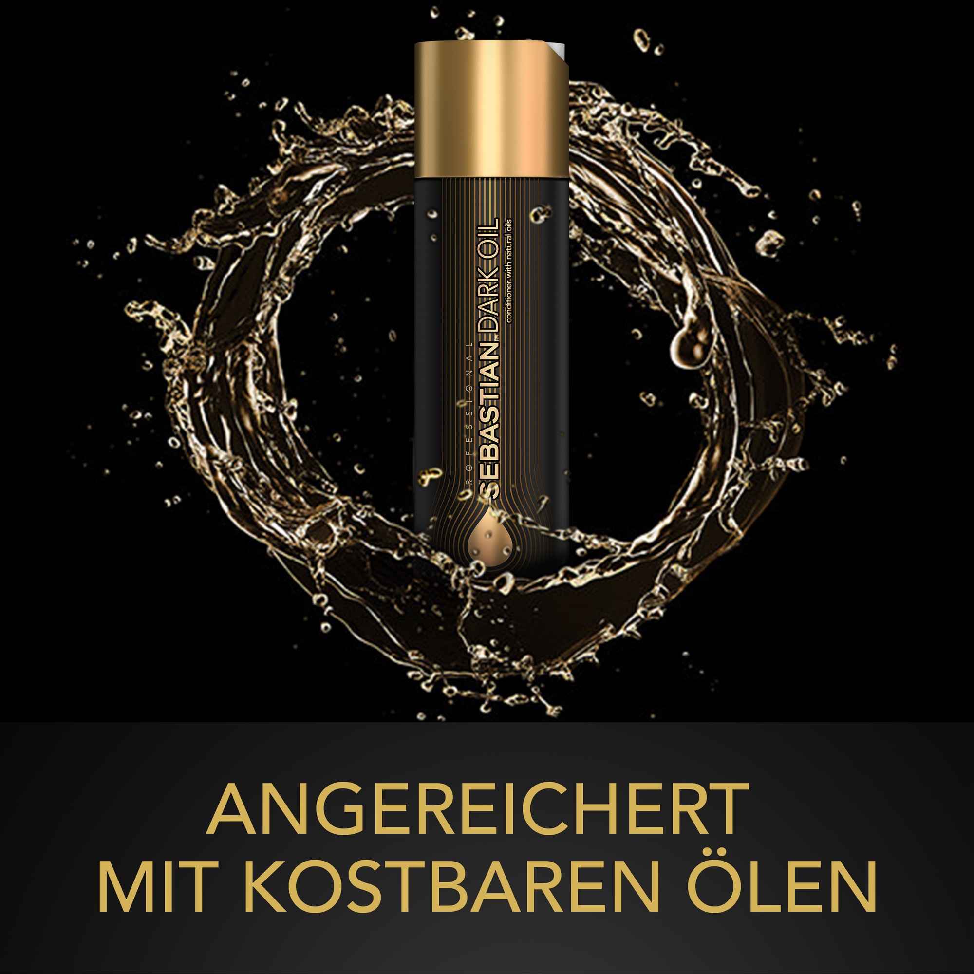 Sebastian Professional Haarspülung »DARK OIL CONDITIONER« leichte Pflege, reichhaltige Öle, sorgt für geschmeidiges Haar
