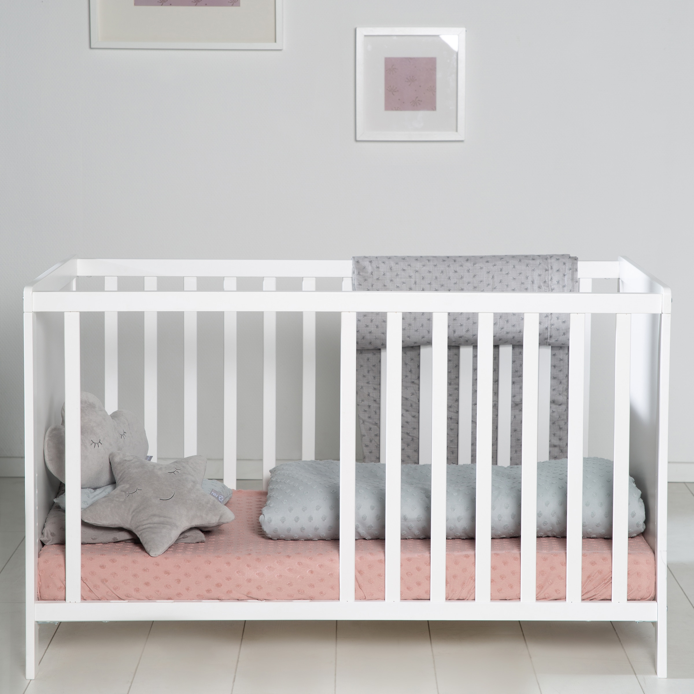 roba® Babymöbel-Set »Style«, (Spar-Set, 2 St., Kinderbett, Wickelregal), mit Kinderbett und Wickelregal
