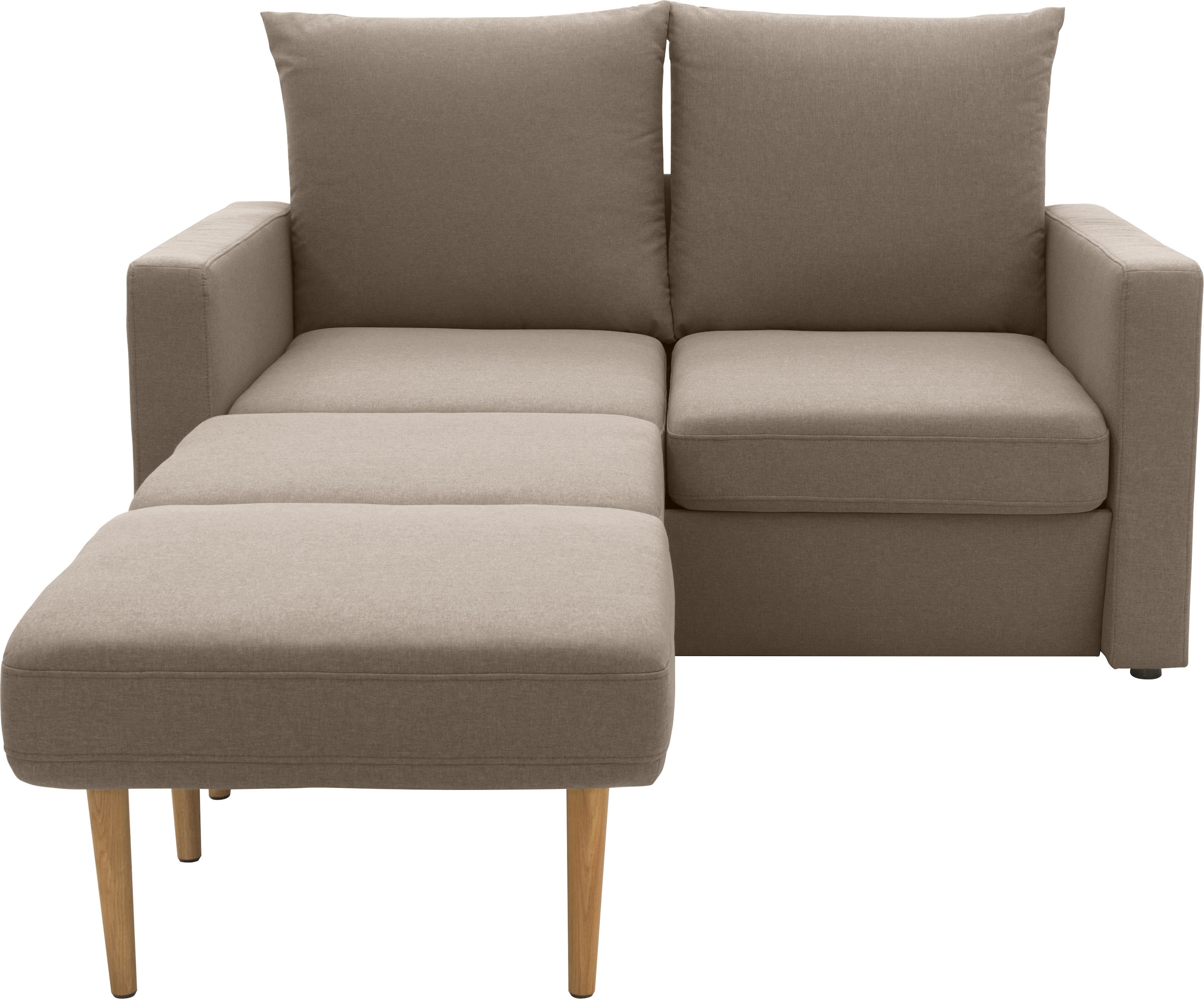 DOMO collection 2-Sitzer »Slunce, Outdoor-Raumwunder« 2-Sitzer inkl. 2 Hocker, Outdoor geeignet