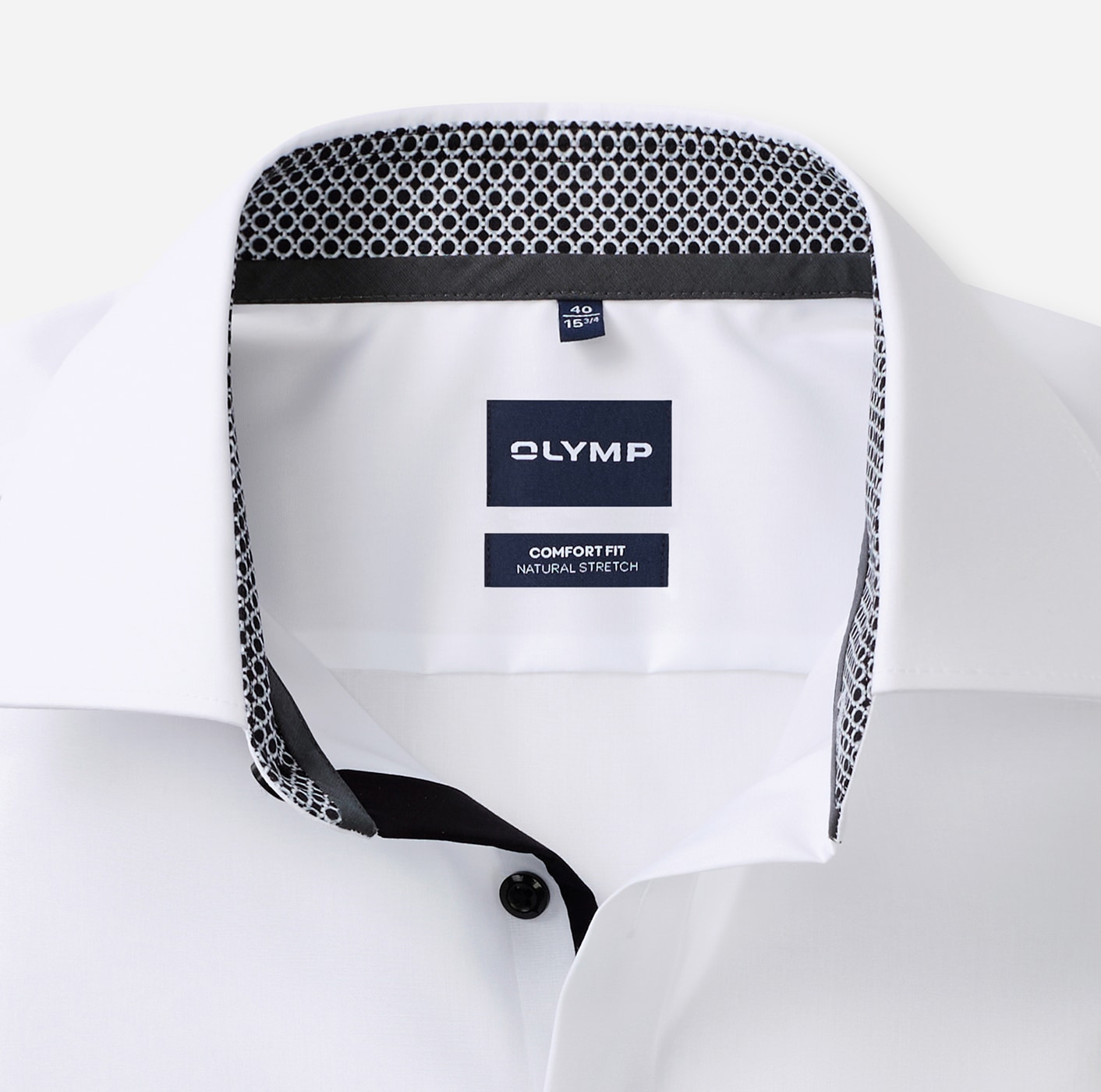 OLYMP Langarmhemd »Luxor« Businesshemd, New-Kentkragen, Comfort Fit