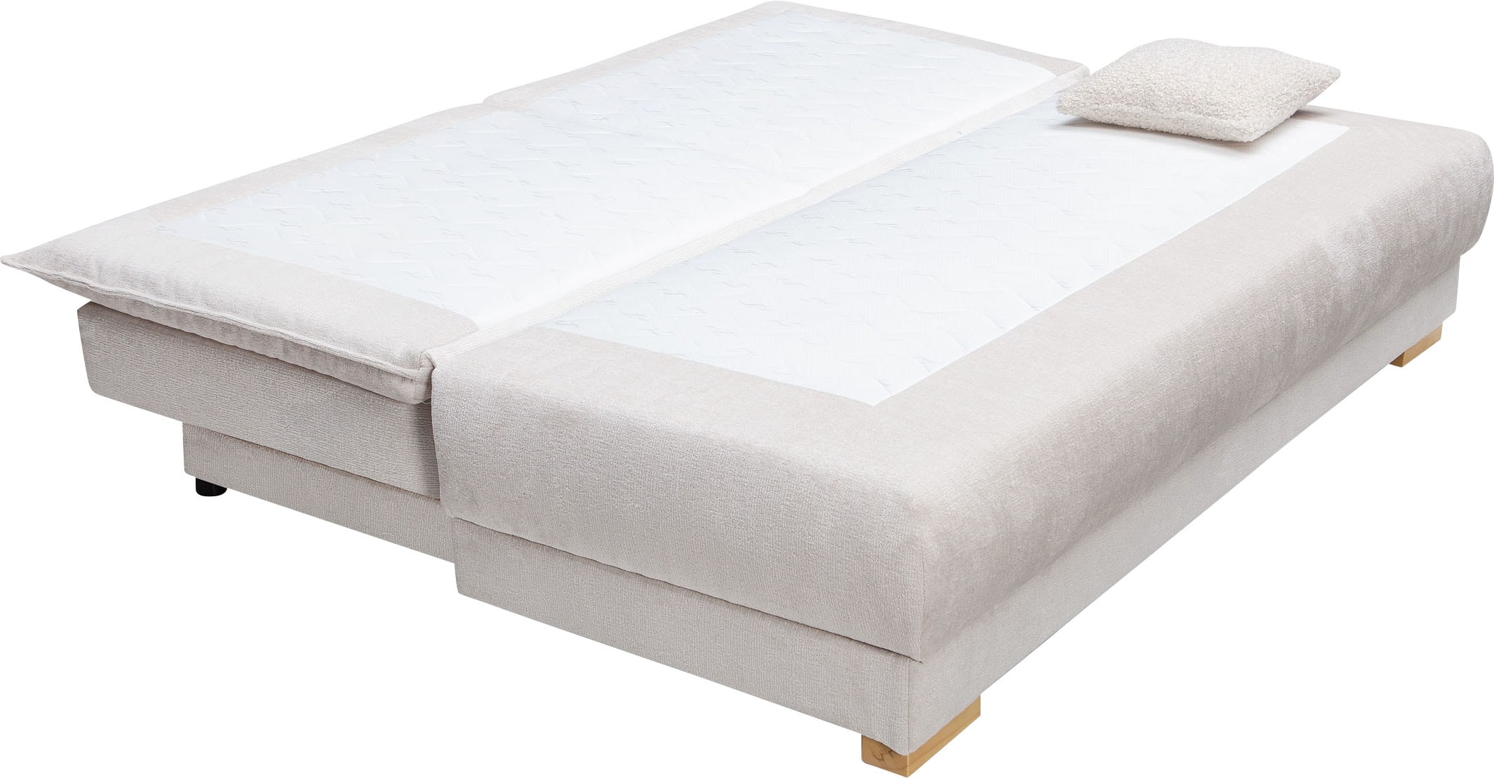 INOSIGN Schlafsofa »Bea«, Dauerschlafsofa, Bettfunktion und-kasten,Boxspringsofa