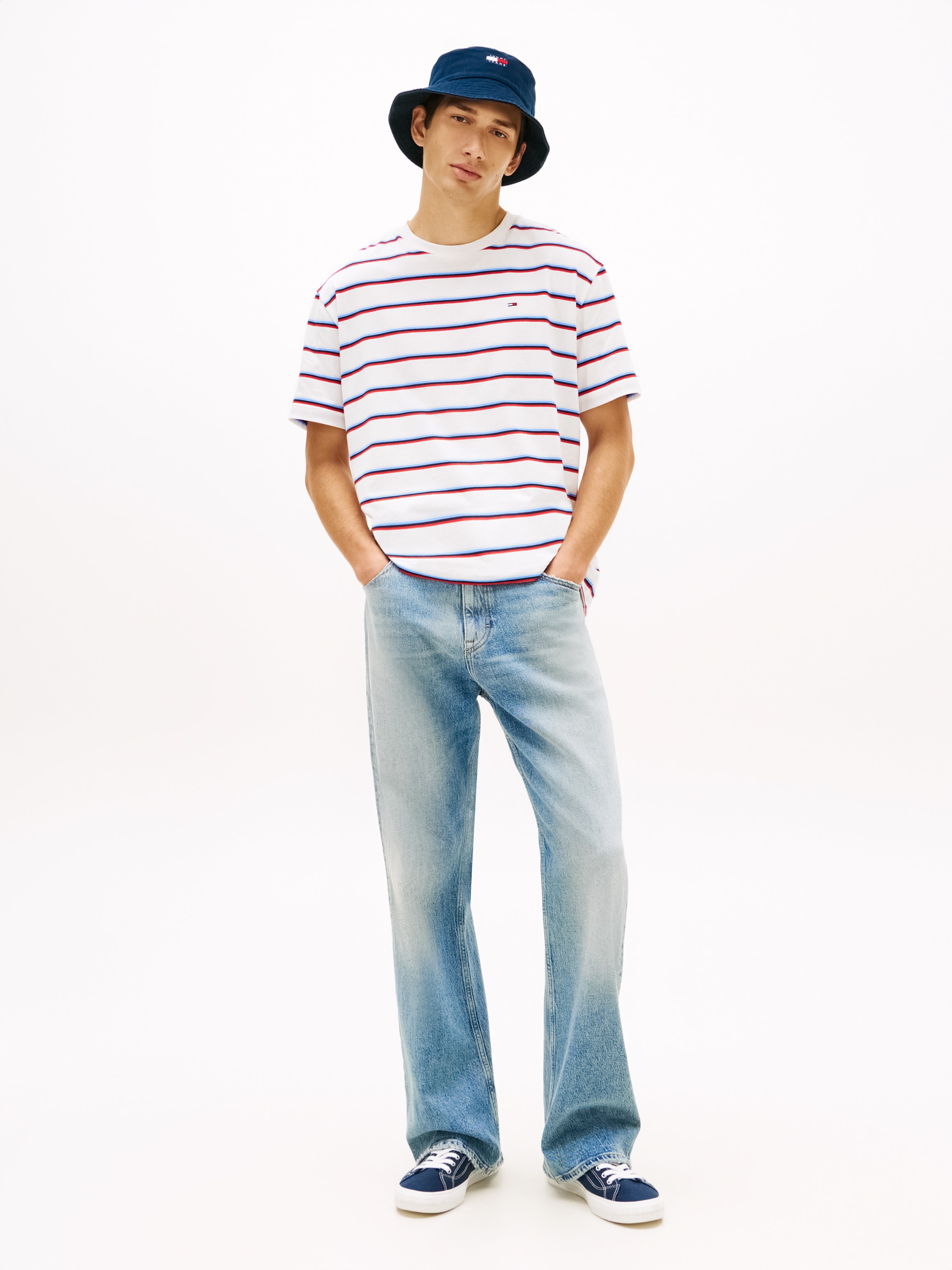 Tommy Jeans T-Shirt »RELAXED STRIPE« Relaxed fit mit Streifenmuster