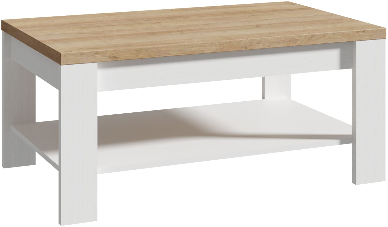 FORTE Couchtisch »Bohol« B/H/T 100/45,7/60 cm zweifarbiges Dekor