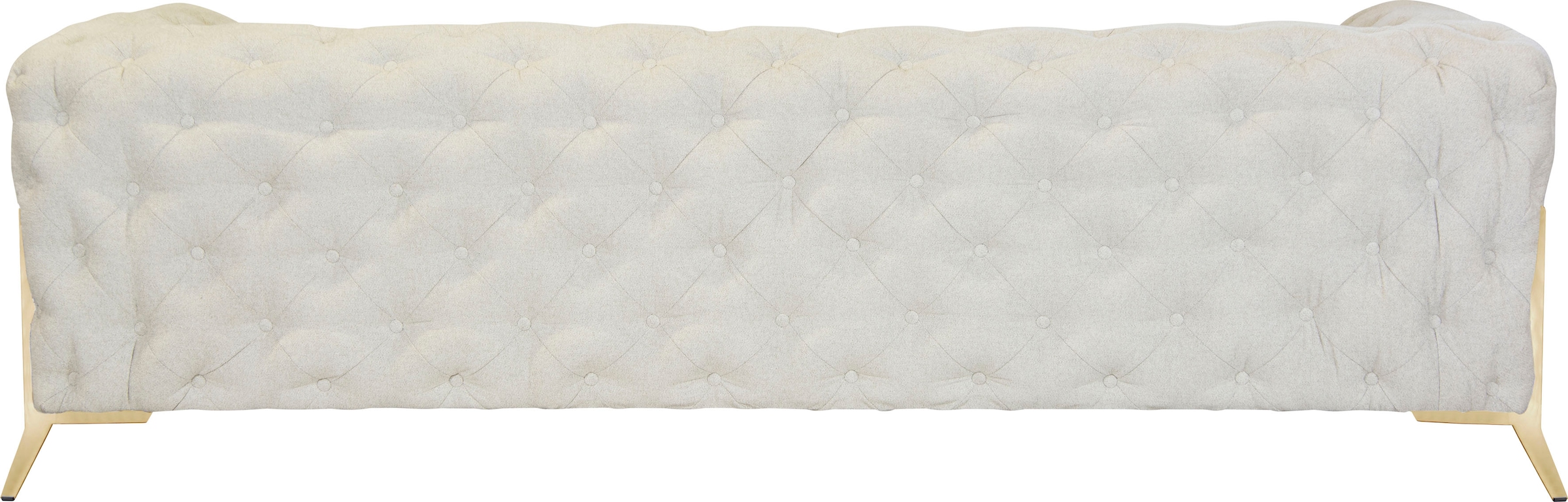 Leonique Chesterfield-Sofa »Amaury«, aufwändige Knopfheftung, moderne Chesterfield Optik, Fußfarbe wählbar