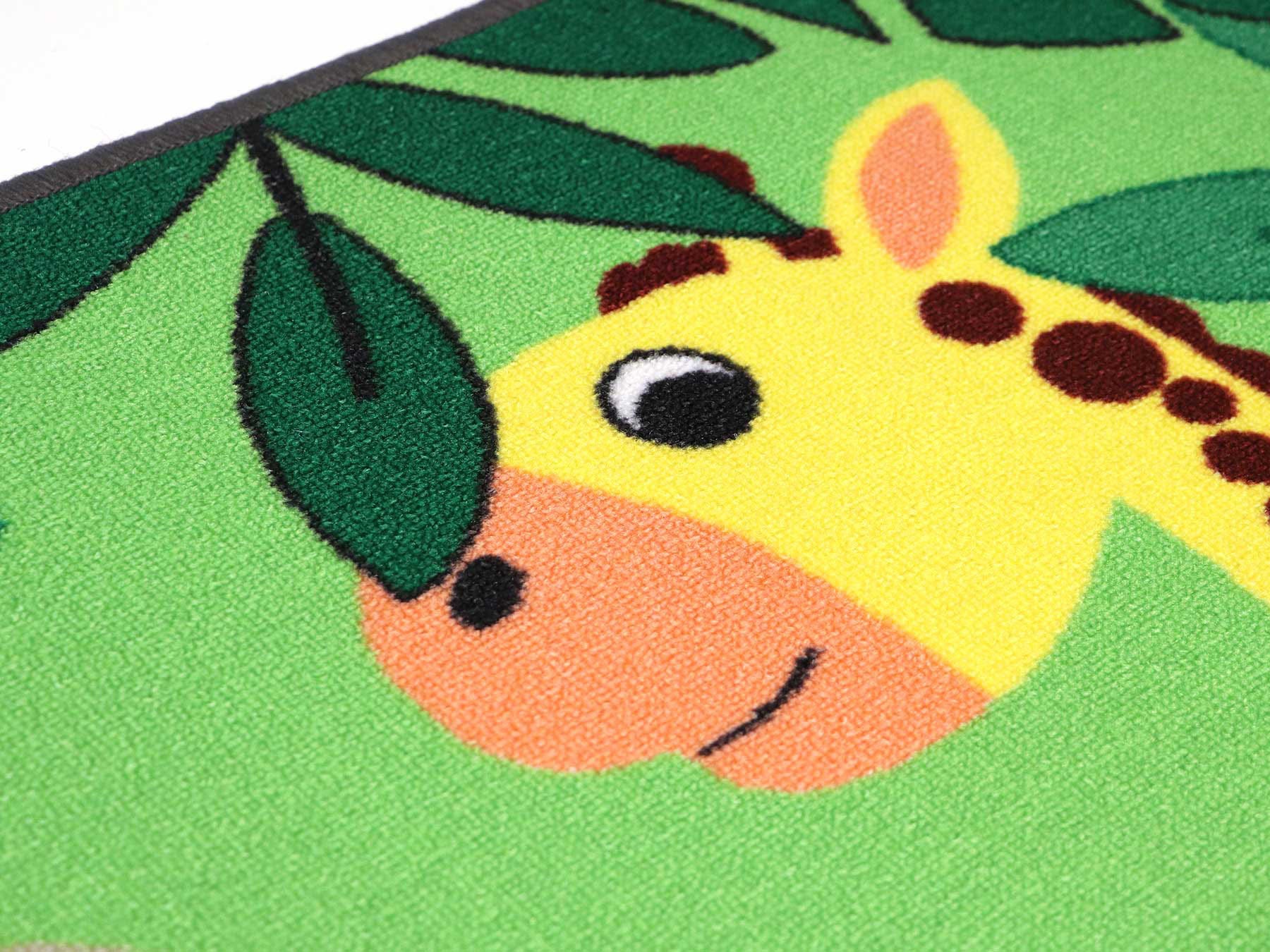 Primaflor-Ideen in Textil Kinderteppich »JUNGLE«, rechteckig, 5 mm Höhe, Motiv Dschungel Tiere, Kinderzimmer