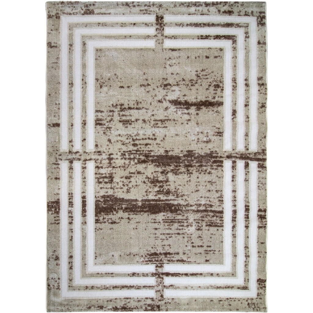 RESITAL The Voice of Carpet Teppich »Alya 4726«, rechteckig, Kurzflor, moderens Design, mit Bordüre