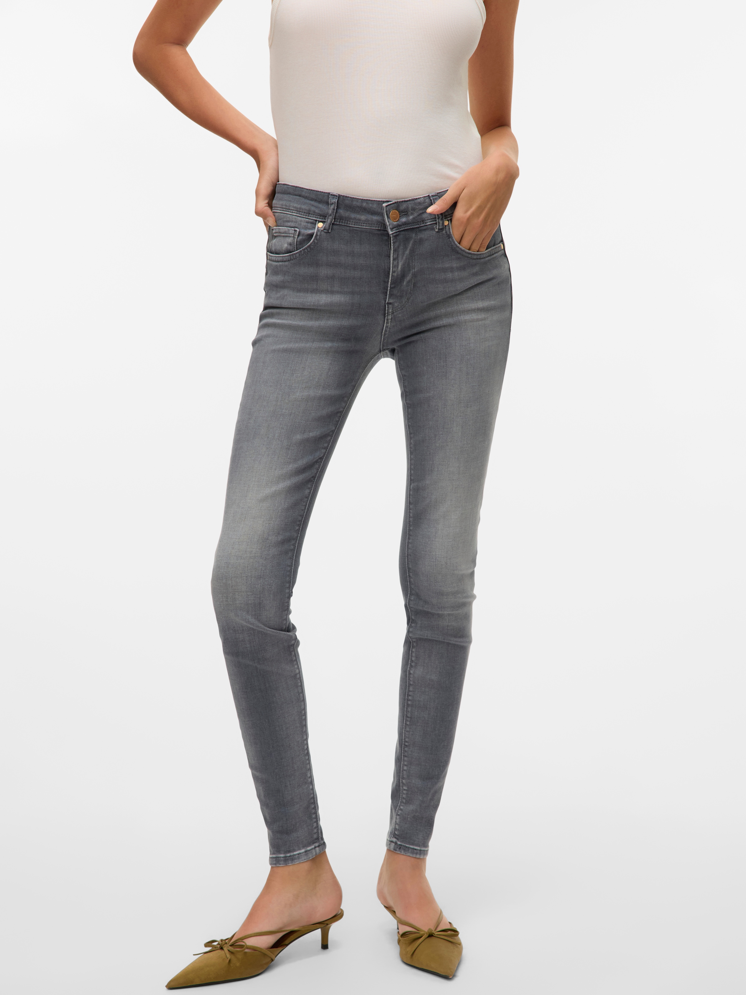 Vero Moda Skinny-fit-Jeans »VMLUX MR SLIM JEANS«