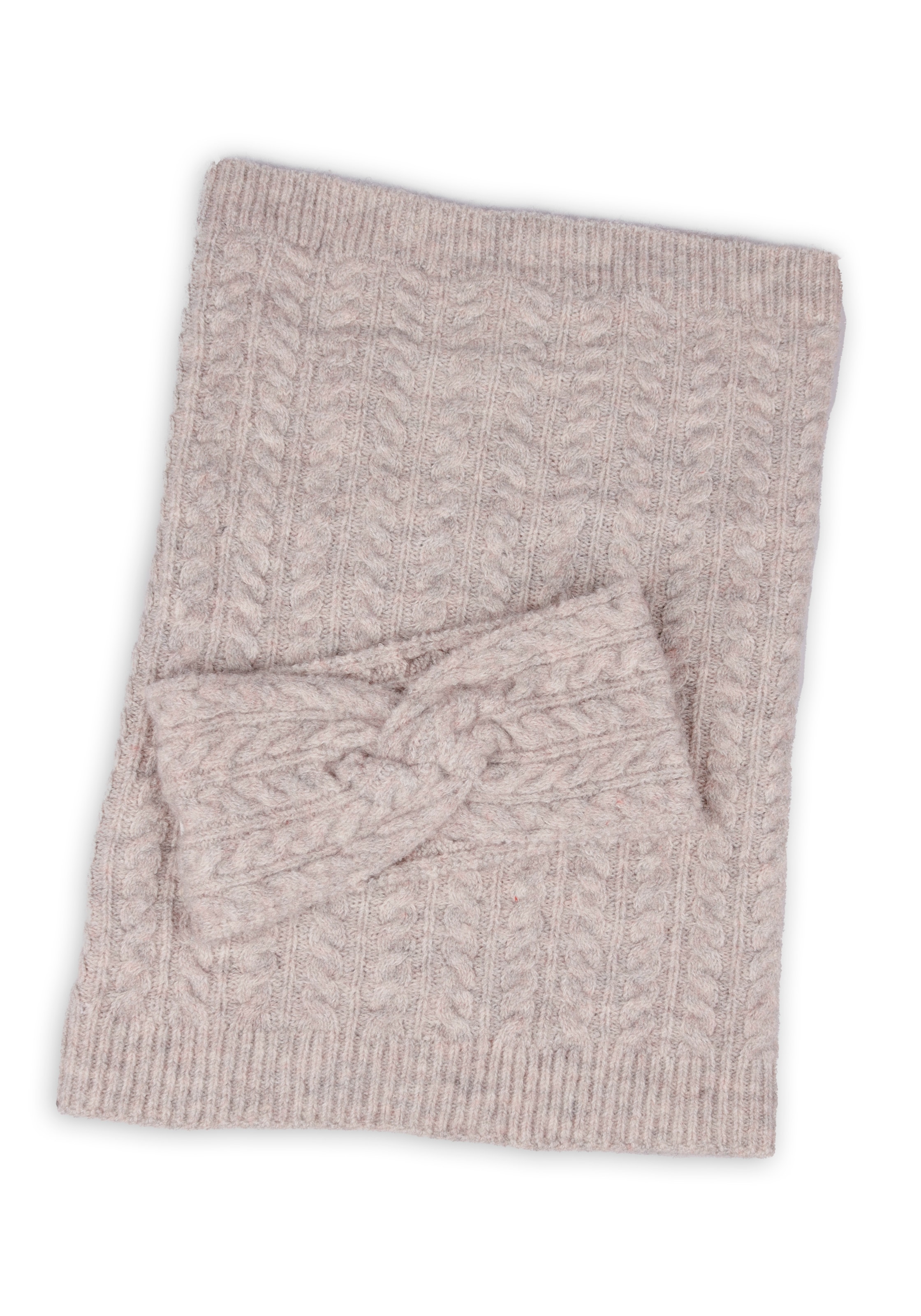 Capelli New York Loop mit Zopfstrickmuster