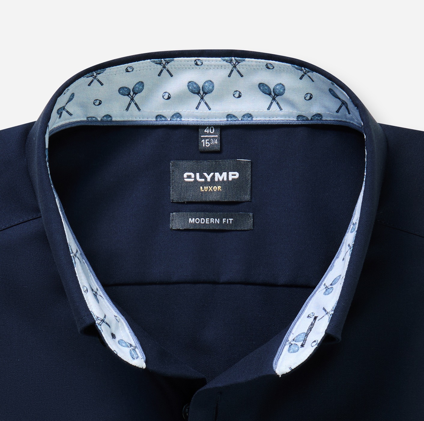 OLYMP Langarmhemd »Luxor« modern fit, Button-down-Kragen, Businesshemd