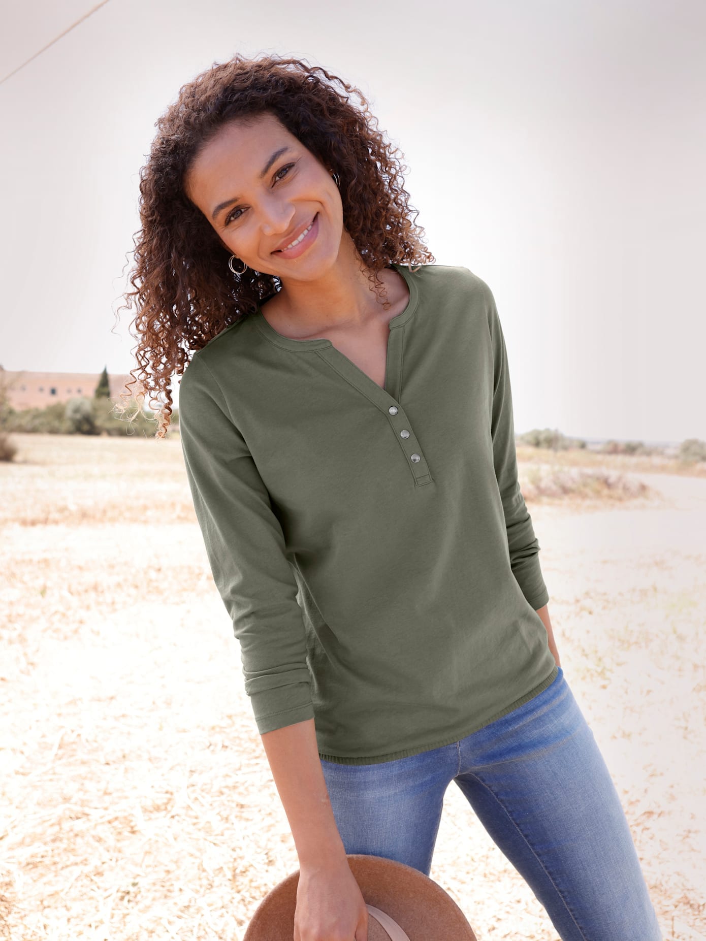 Casual Looks Langarmshirt »Langarm-Shirt« 1