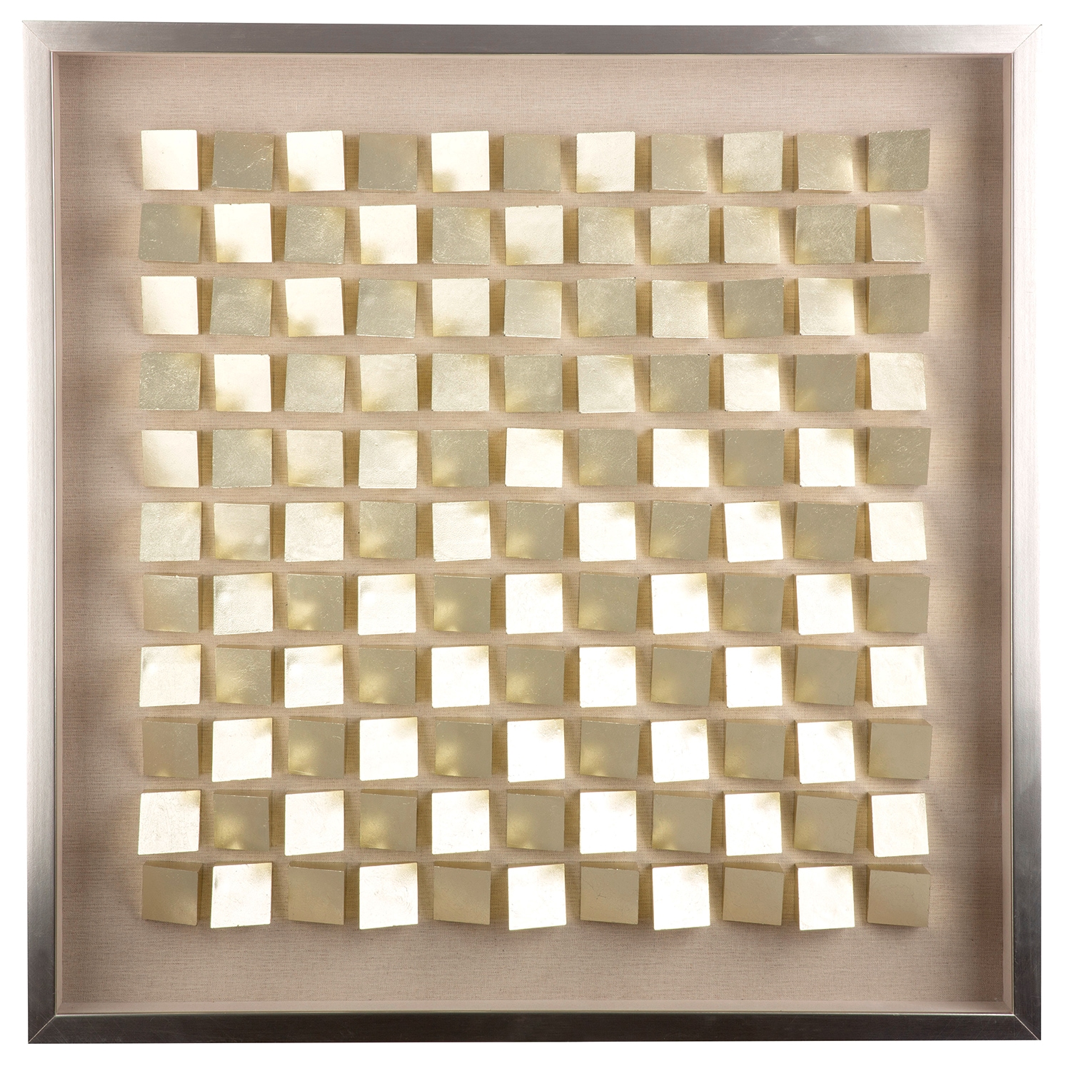 Casablanca by Gilde Bild mit Rahmen »Bild quadratisch Rise champagnerfarben H. 70 cm« 1 Stk. tlg.