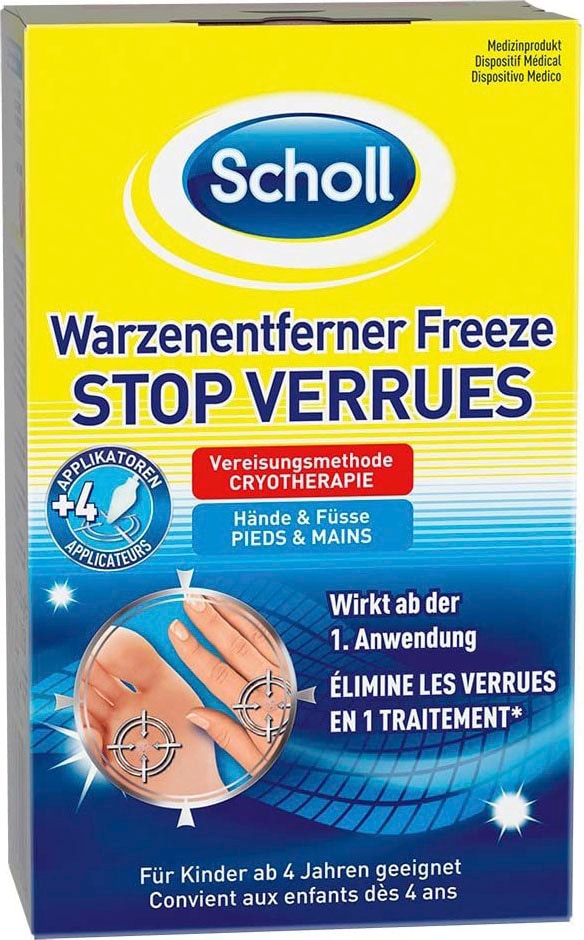 Scholl Warzen-Behandlungsstift »Freeze«, (16 tlg.), Warzenentferner Behandlungssticks für Hände und Füße