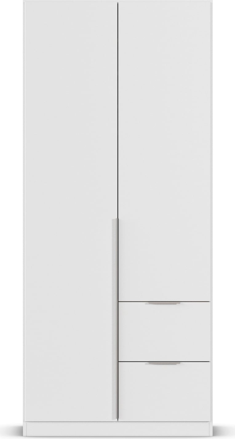 rauch Drehtürenschrank »Kleiderschrank Schrank Garderobe AGORDO mit Dekor- oder Hochglanzfront« in zwei Griff-Farben, Breiten 91-360 cm,  mit Außenschubkästen, in 7 Breiten und 2 Höhen MADE IN GERMANY