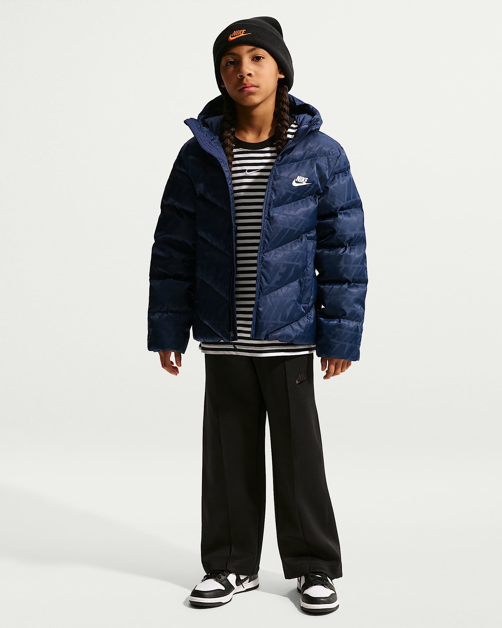 Nike Sportswear Outdoorjacke »Nike Sportswear Big Kids' Therma-FIT Loose Puffer Jacket« mit sportlichem Look