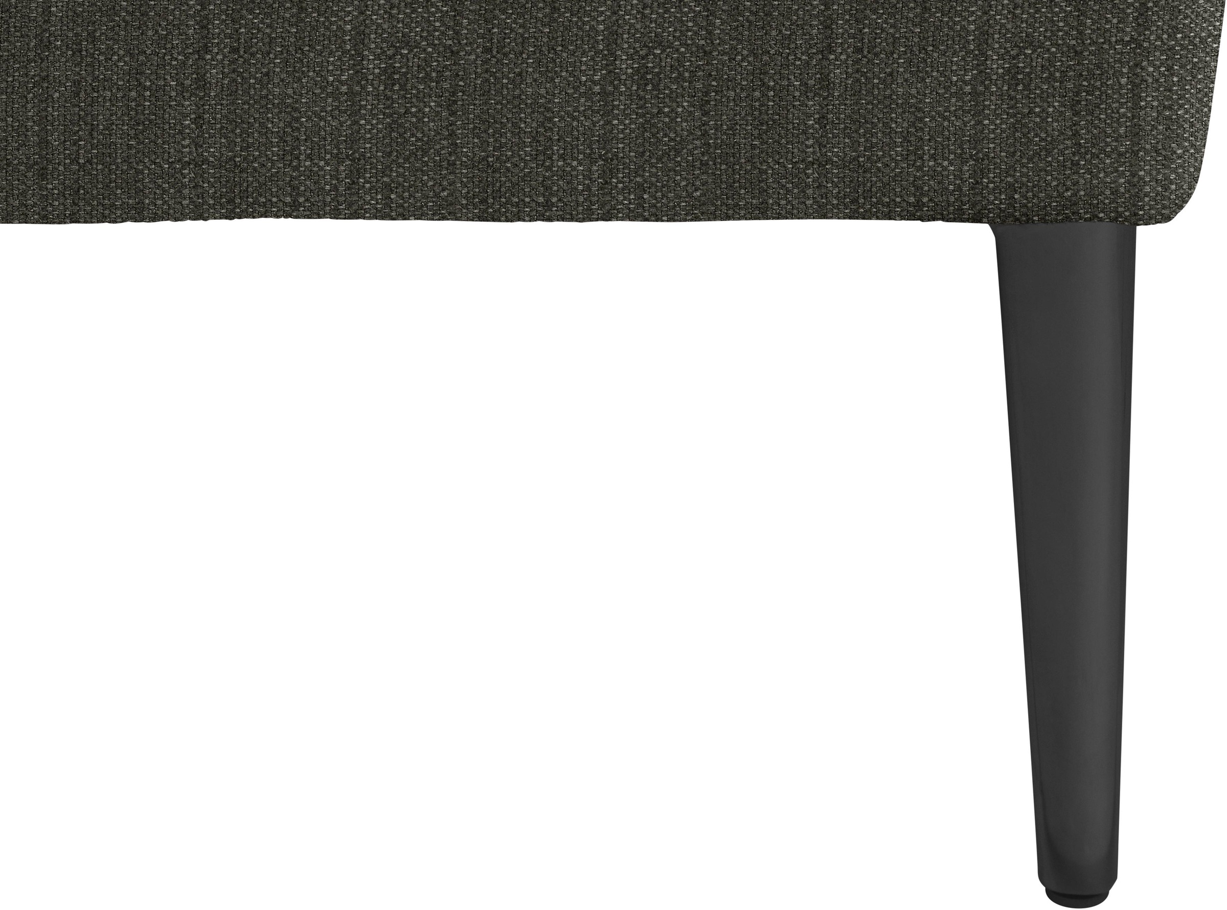 W.SCHILLIG Ecksofa »enjoy&MORE, Designsofa, bequem, zeitlos und elegant, L-Form« Sitztiefenverstellung, Füße schwarz pulverbeschichtet, Breite 340 cm