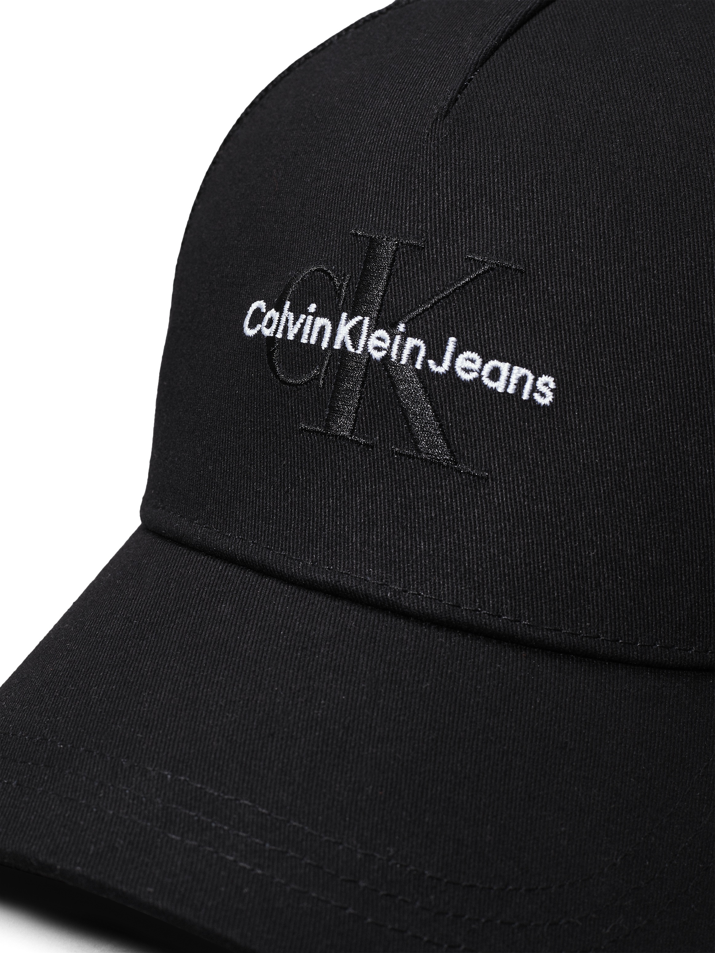 Calvin Klein Jeans Trucker Cap »MONO LOGO EMBRO TRUCKER HAT«, mit Netz-Einsatz