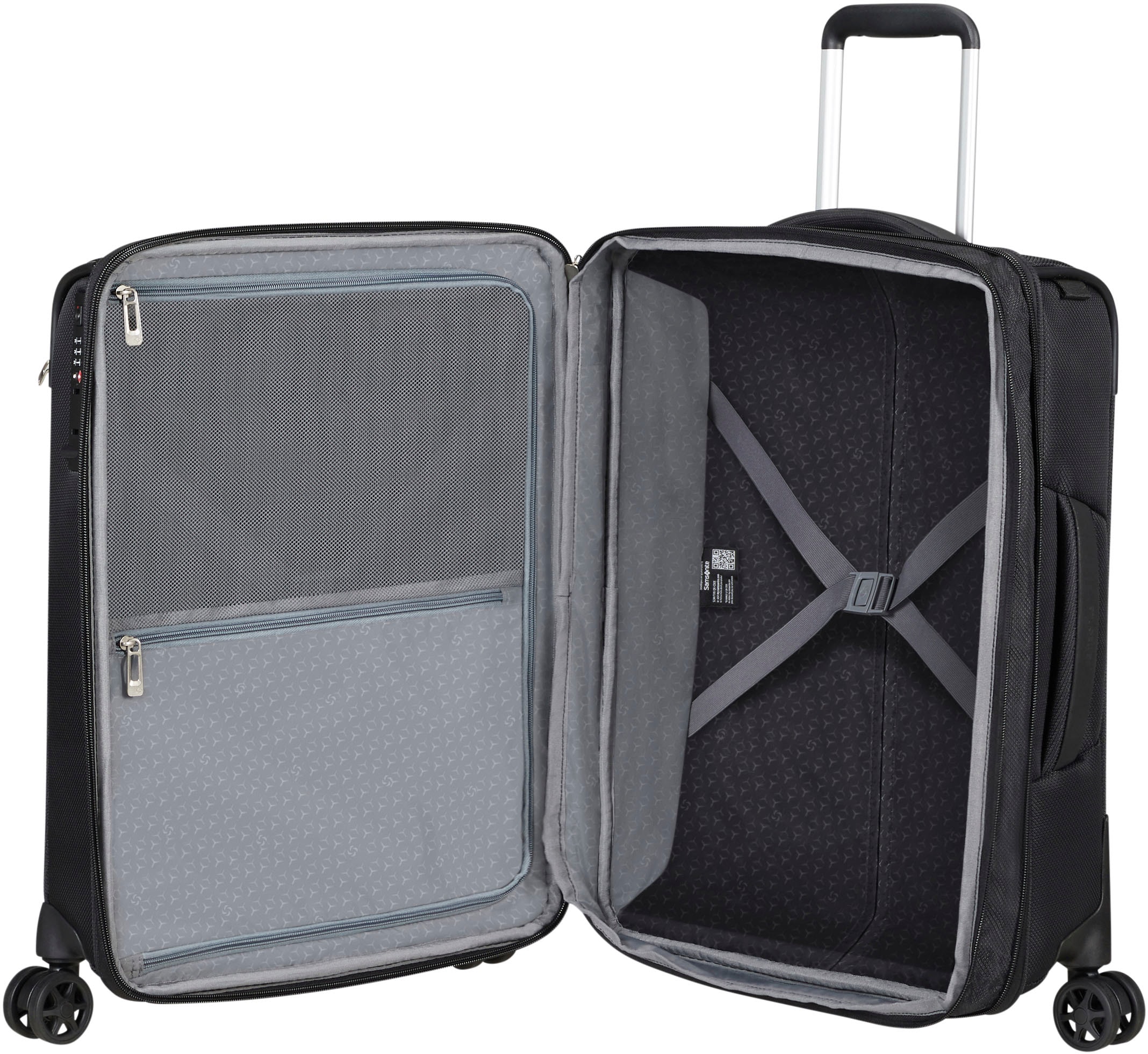 Samsonite Weichgepäck-Trolley »RESPARK exp, verschiedene Größen und Farben«, 4 Rollen, Reisekoffer Aufgabegepäck Reisegepäck mit Volumenerweiterung