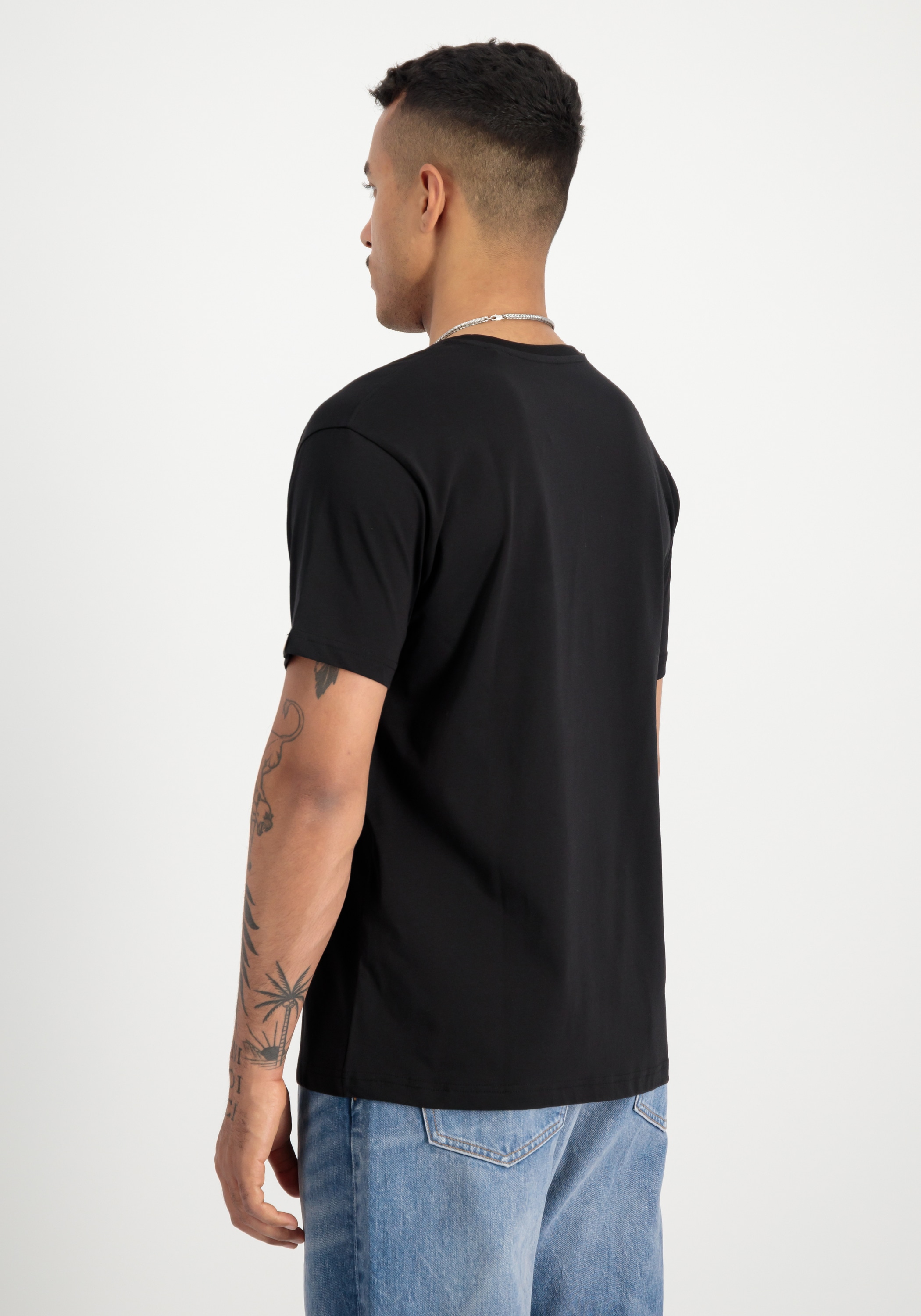 Alpha Industries T-Shirt »Basic Mid Logo TPU T-Shirt«