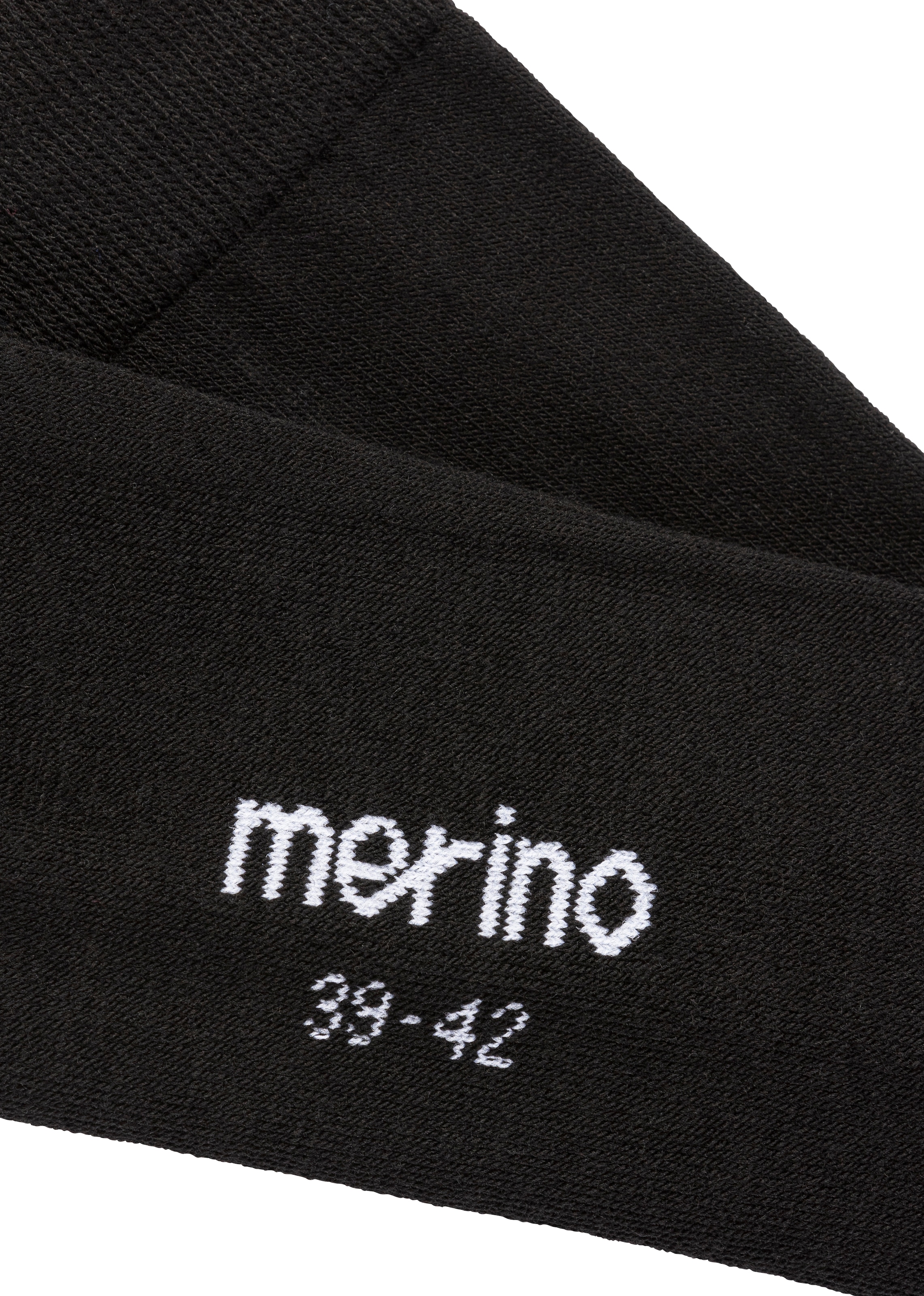 Apollo Basicsocken 3er Pack,  Unisex mit Stickerei und weichen Merinowoll-Anteil