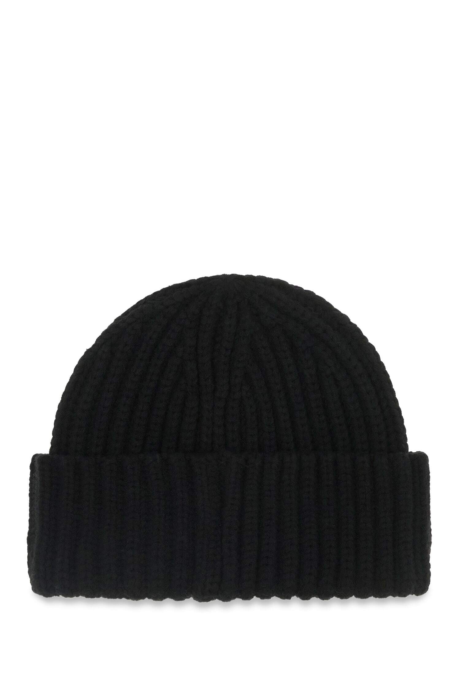 Guess Beanie »NOELLE II KNITTED BEANIE« mit Logo auf dem Umschlag