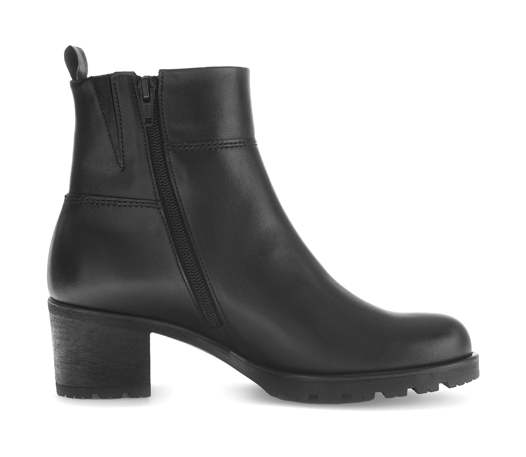 Gabor Stiefelette »St. Tropez«, Blockabsatz, Boots mit Zierreißverschluss außen, G-Weite