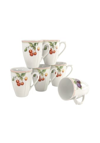 Becher »Kaffeebecher Flora Orchard«, (Set, 6 tlg.)