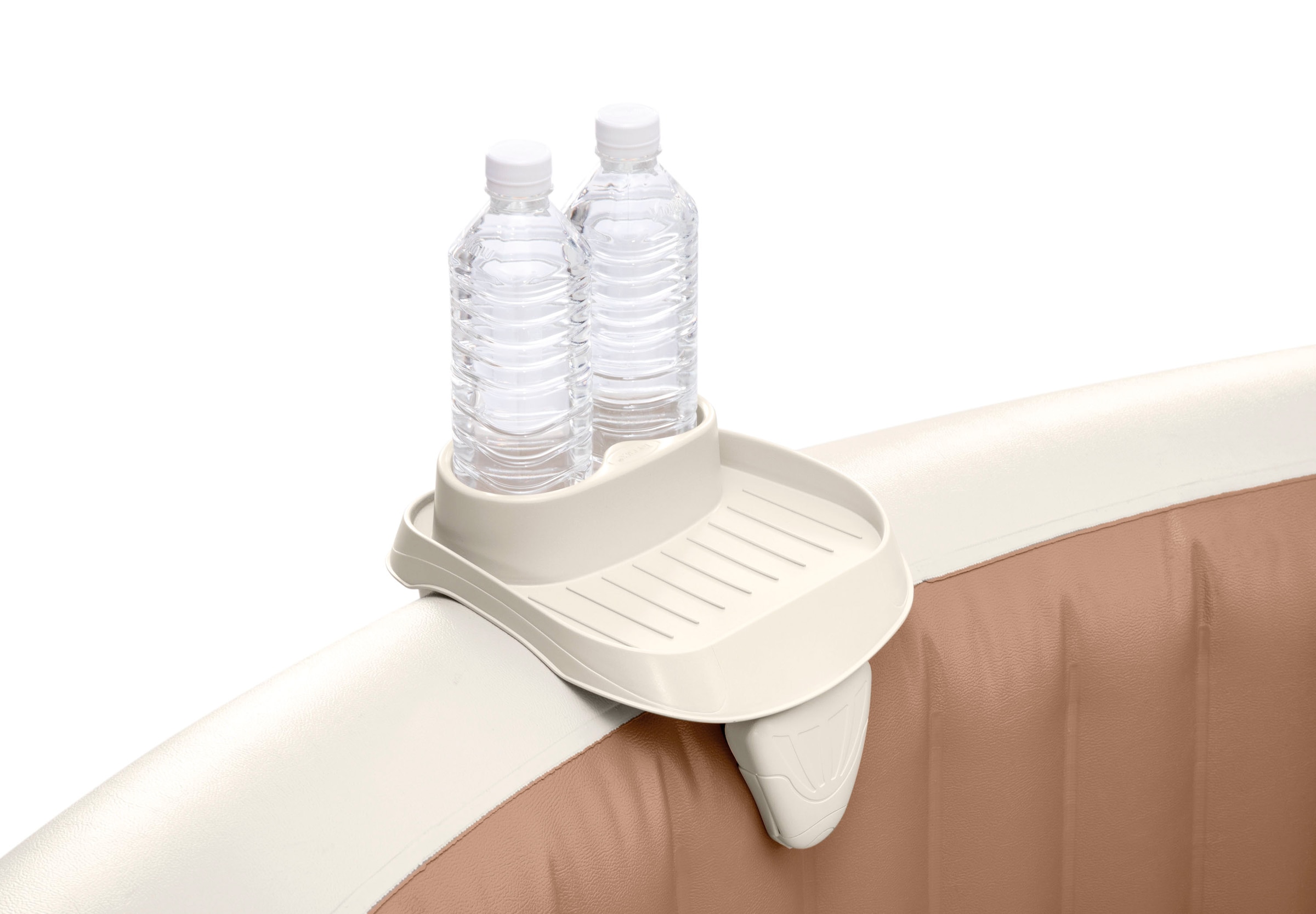 Intex Ablagetisch »PureSPA Whirlpool Wellnessset: 1 Getränkehalter & 2 Premiumkopfstützen«, 3-teiliges Set: 1 Getränkehalter und 2 Kopfstützen