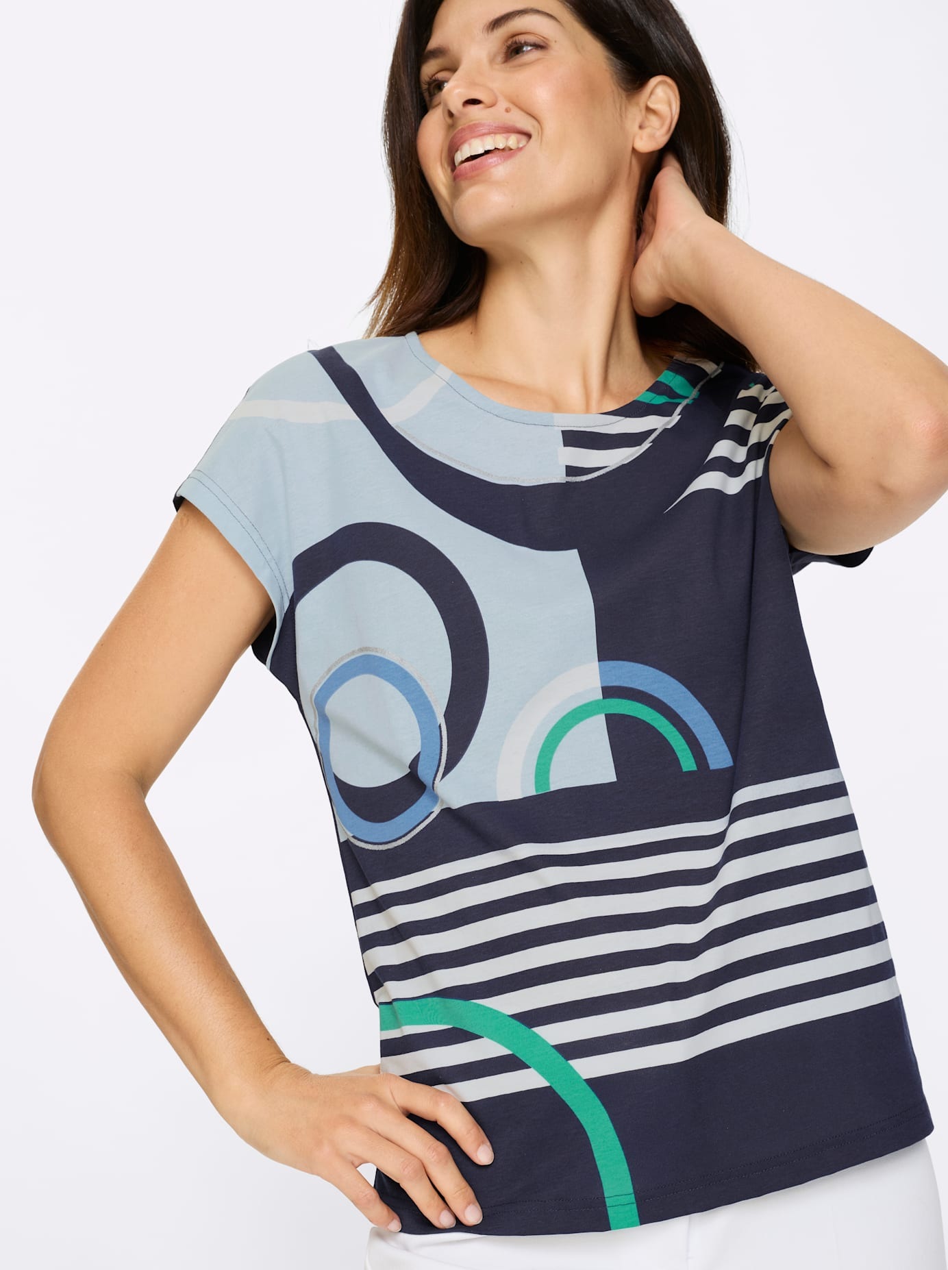 Classic Basics Kurzarmshirt »Rundhals-Shirt« 1 tlg.