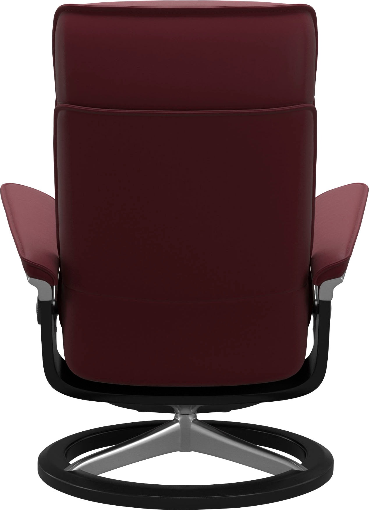 Stressless® Relaxsessel »Admiral«, (Set, Relaxsessel inkl. Hocker), mit Signature Base, Größe M & L, Gestell Schwarz