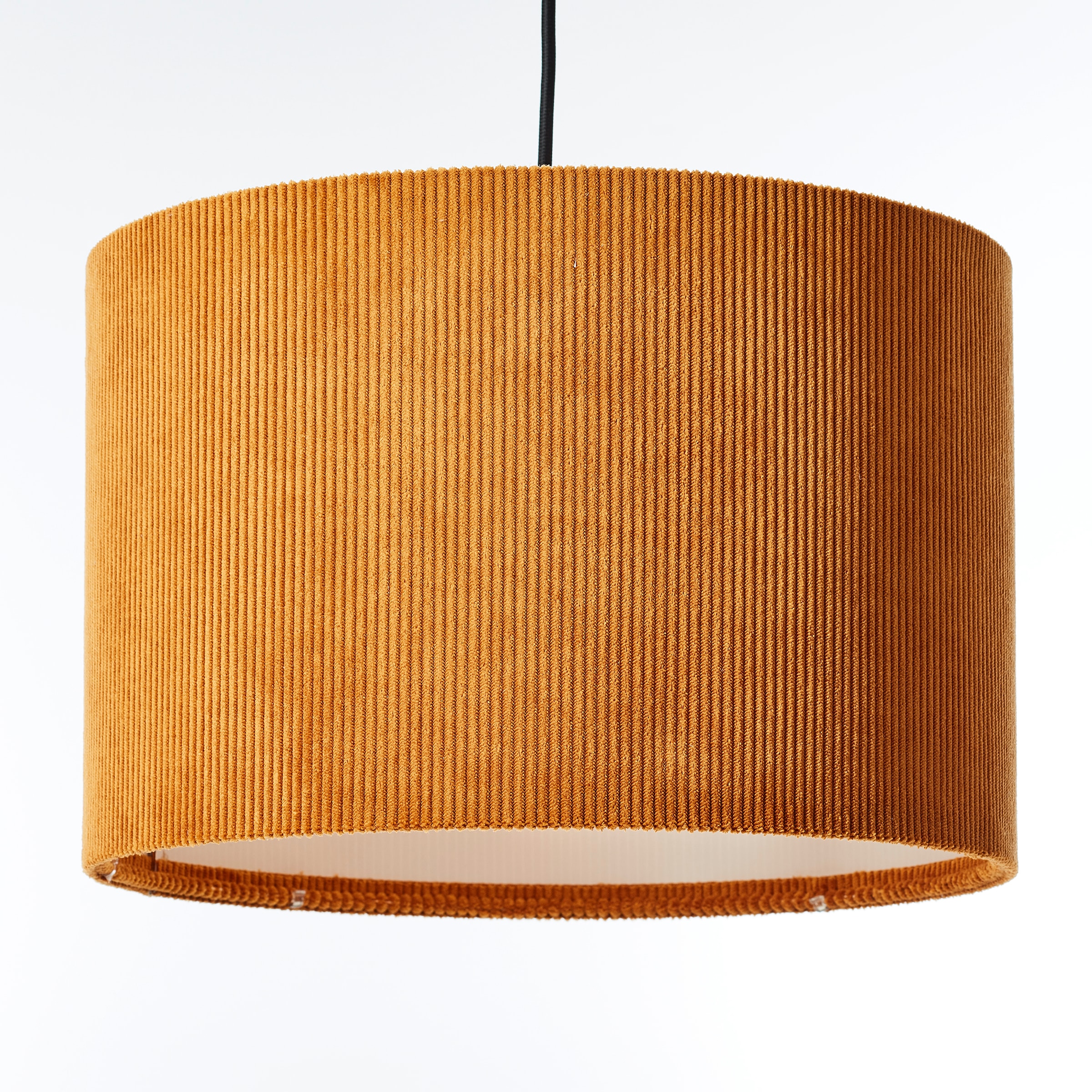 Brilliant Pendelleuchte »Tony«, 1 flammig, Leuchtmittel E27 | ohne Leuchtmittel, mit Cord-Lampenschirm, 150 x 35 cm, E27, kürzbar, Textil
