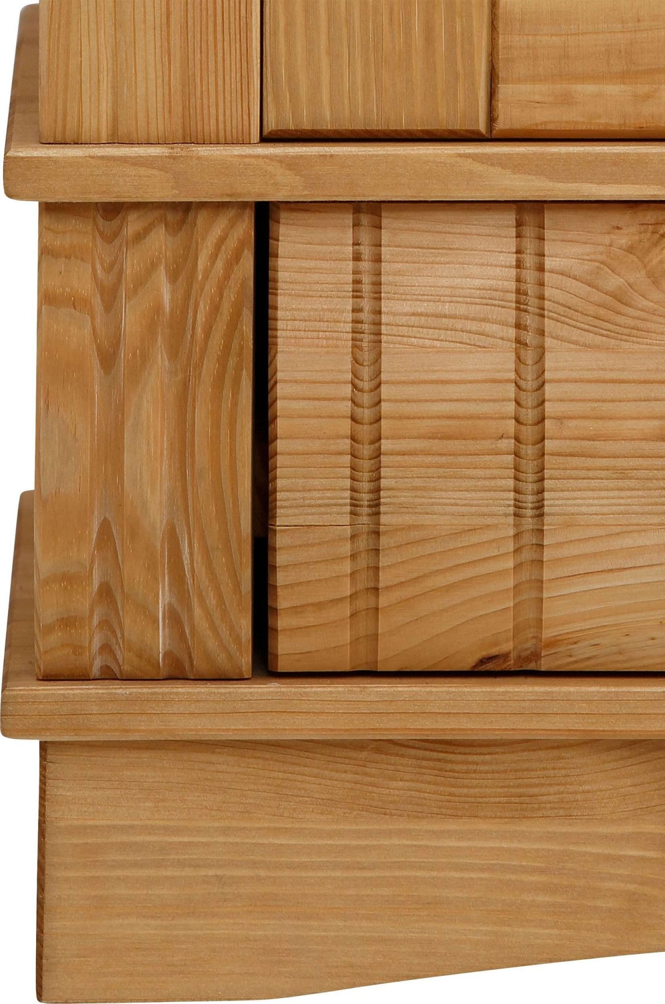 Home affaire Kleiderschrank »Teresa« 3 Türen, aus massiver Kiefer, Breite 152 cm, mit Spiegel, FSC®