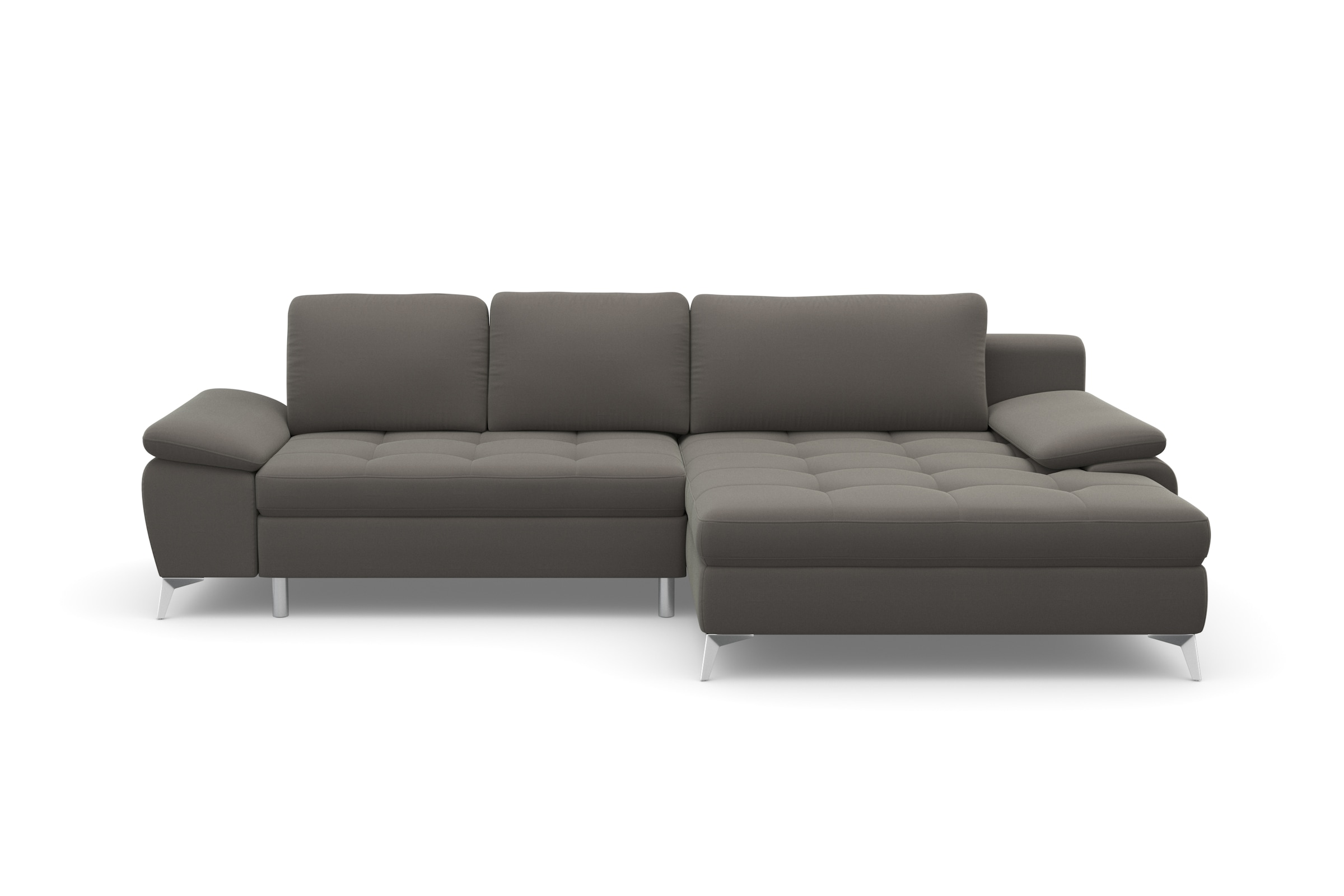 sit&more Ecksofa »Latigo L-Form« mit Mega-Recamiere, wahlweise mit Bettfunktion und Bettkasten