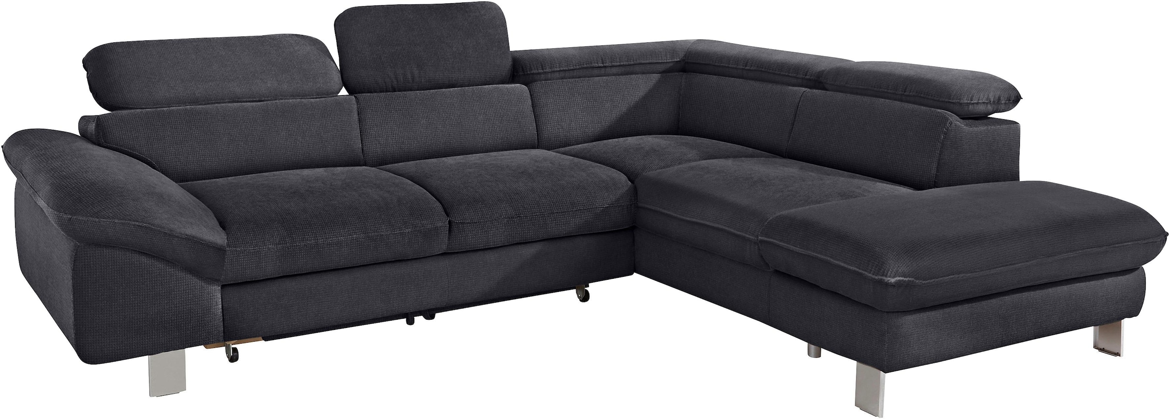COTTA Ecksofa »Driver L-Form«, mit Kopfteilverstellung, wahlweise mit Bettfunktion
