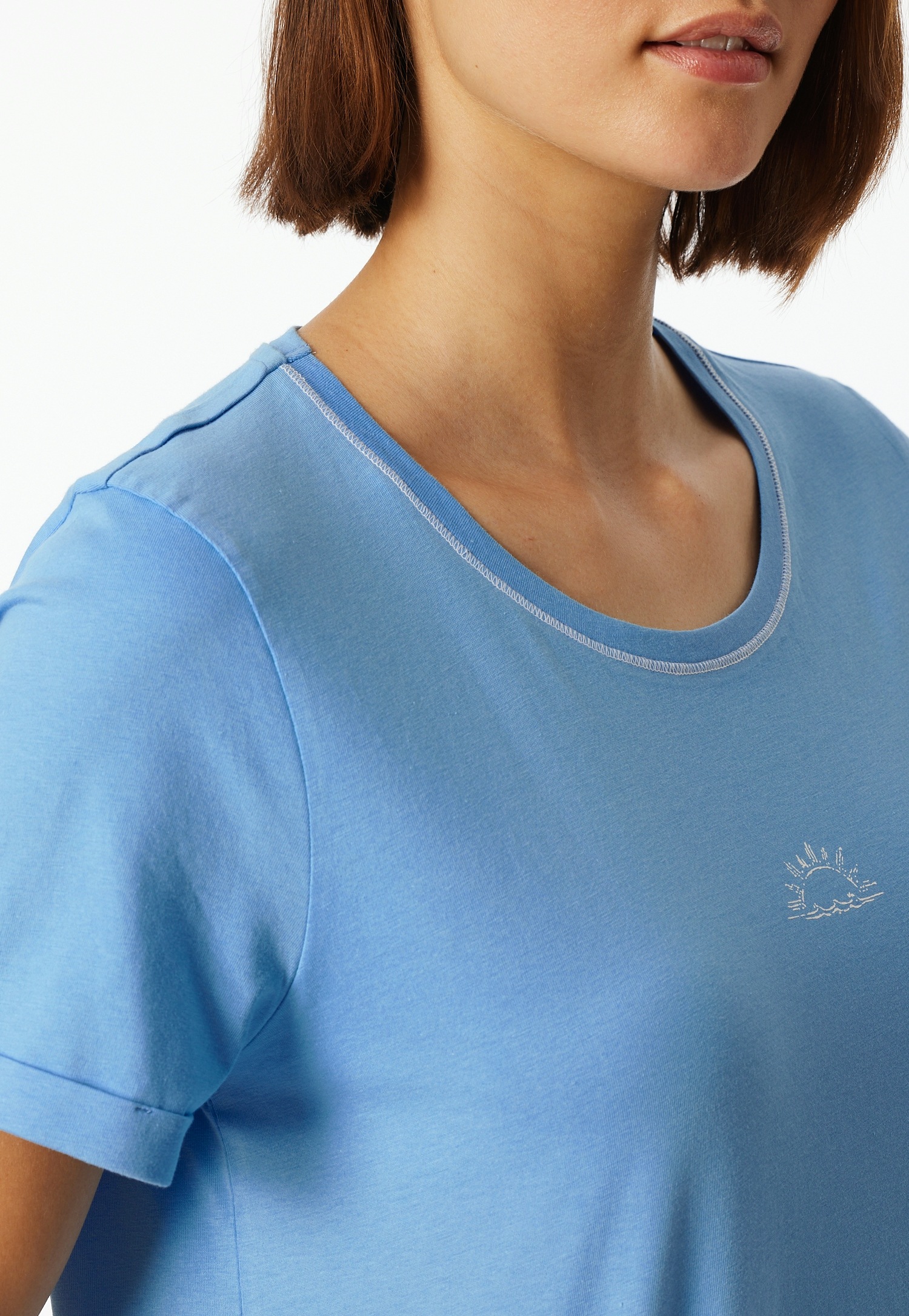 Schiesser Nachthemd »Casual Essentials«, mit Statement-Print