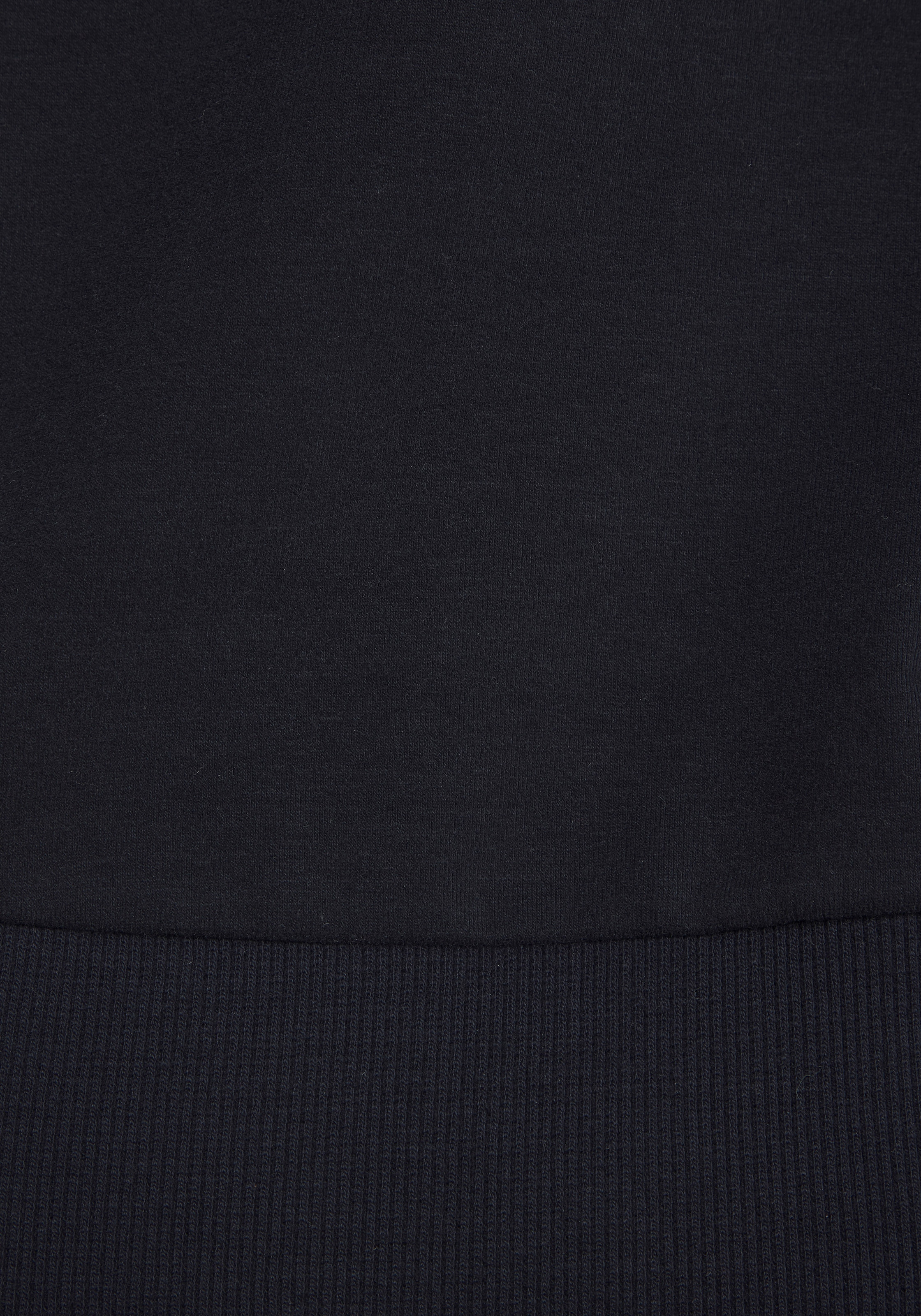 Elbsand Kapuzensweatjacke mit großem Logodruck hinten, bequeme Freizeitjacke mit Taschen