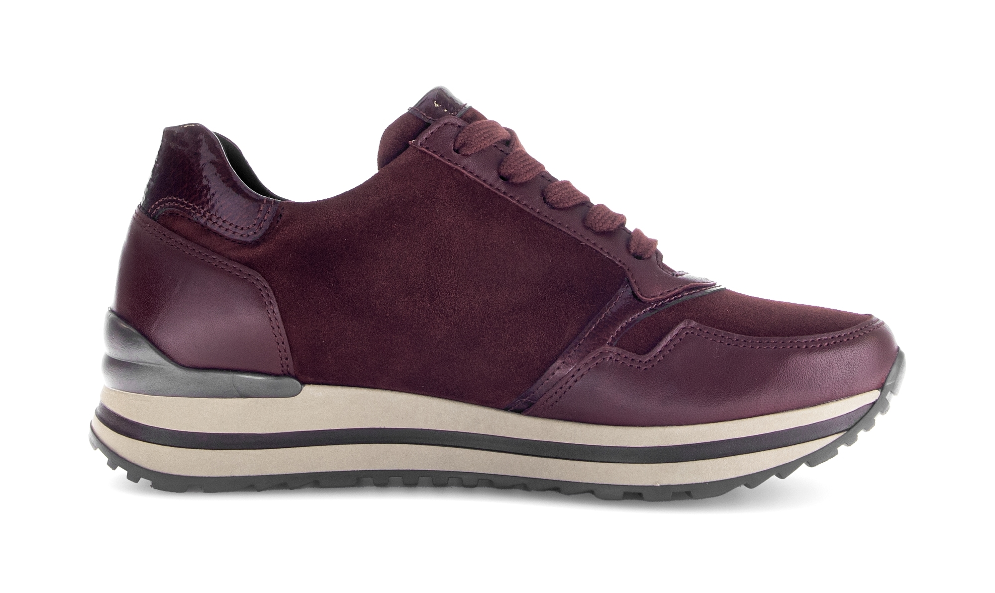 Gabor Plateausneaker »TIURIN«  , Schnürschuh, Halbschuh, Komfortschuh Weite H (= sehr weit)