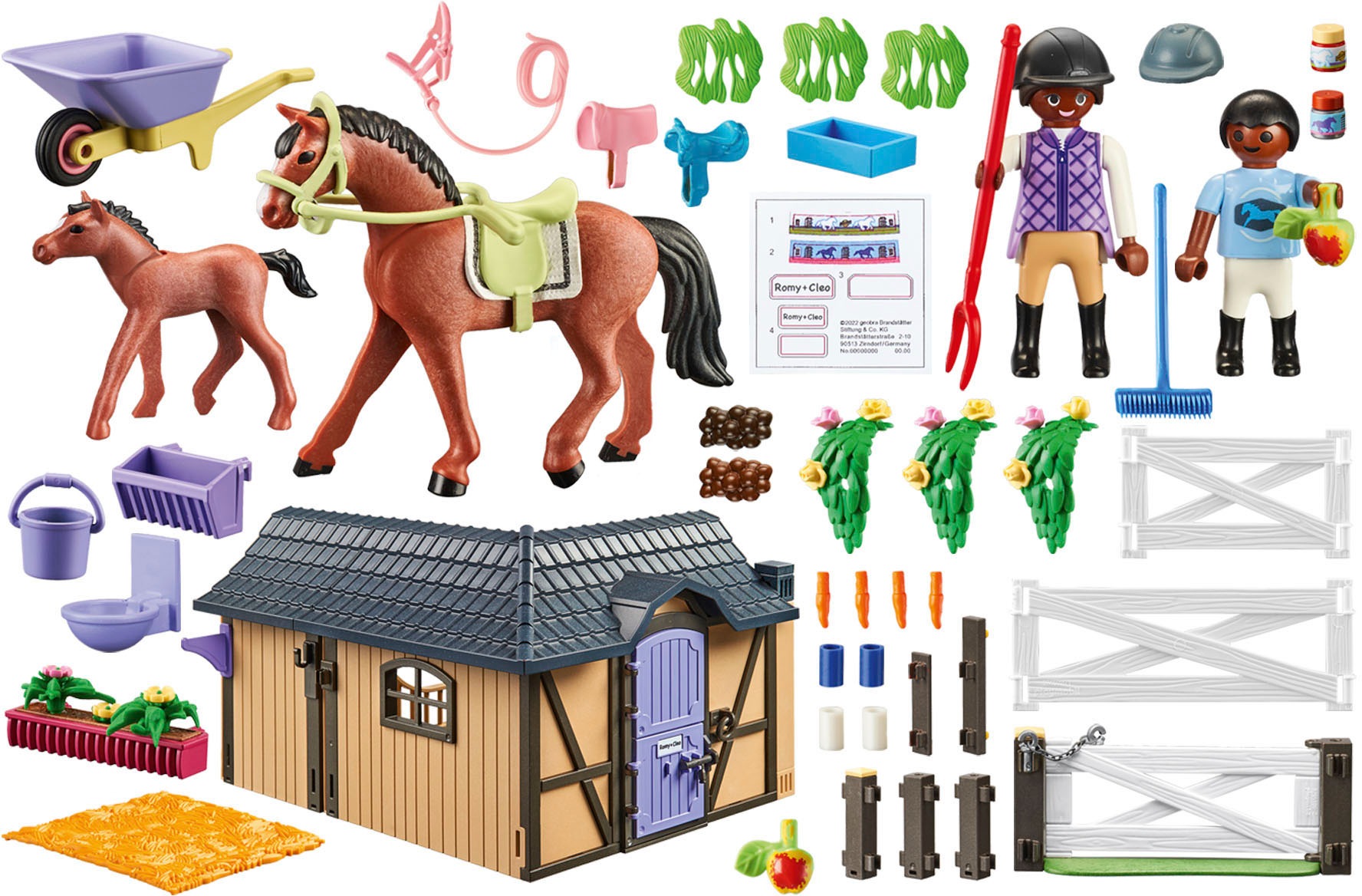 Playmobil® Konstruktions-Spielset »Reitstall (71238), Country«, (136 St.), Made in Germany