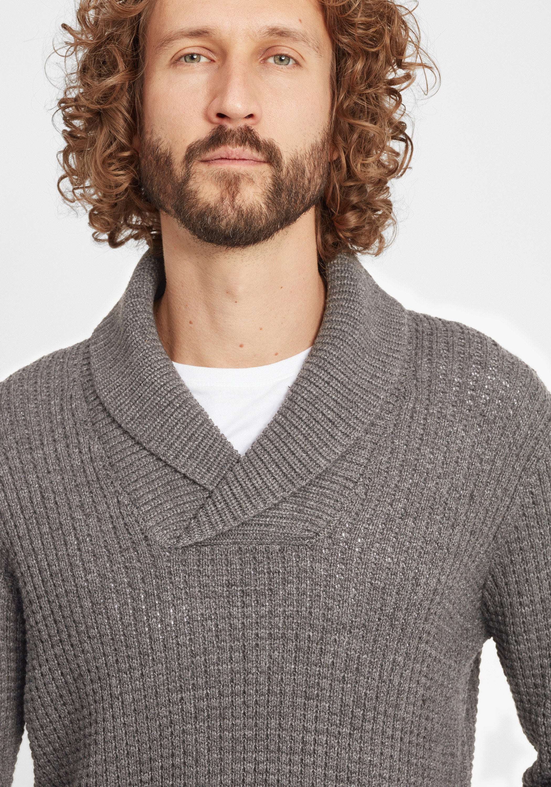 !Solid Strickfleece-Pullover »Strickpullover SDMapari«