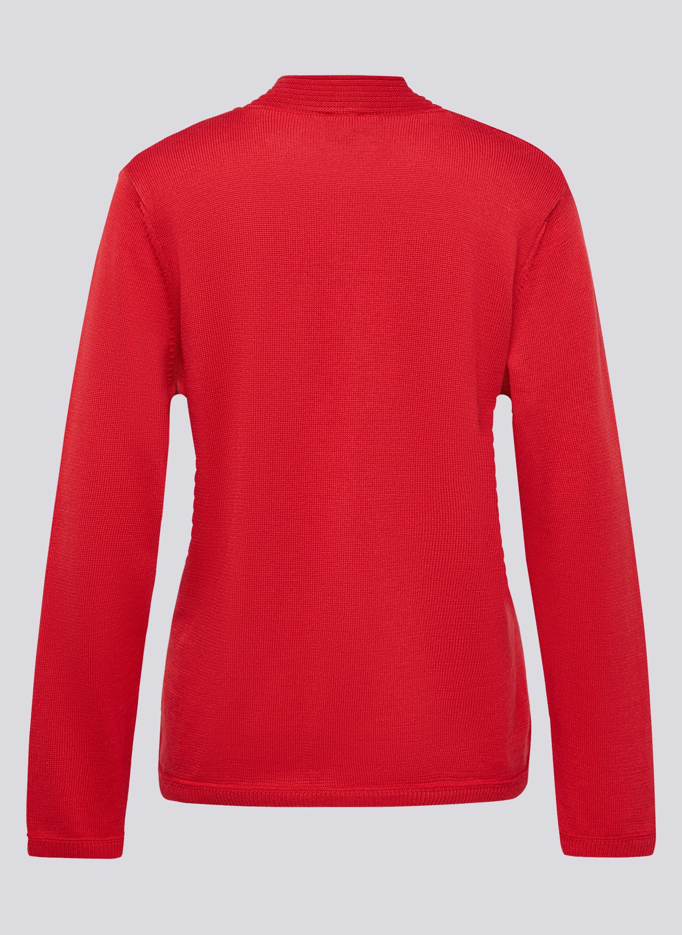 Rabe Strickjacke mit Reißverschluss und Stehkragen