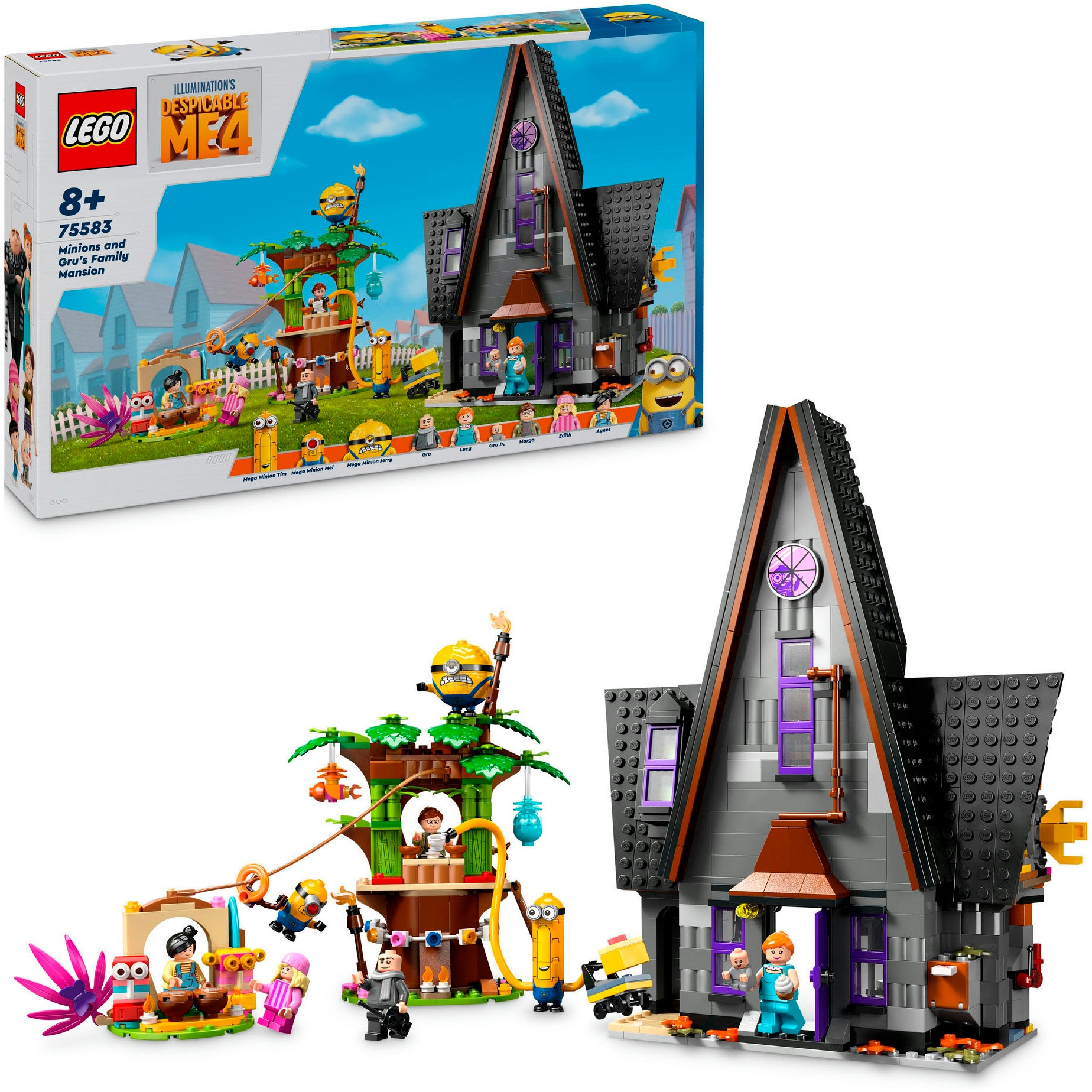 Konstruktionsspielsteine »Familienvilla von Gru und den Minions (75583), LEGO...