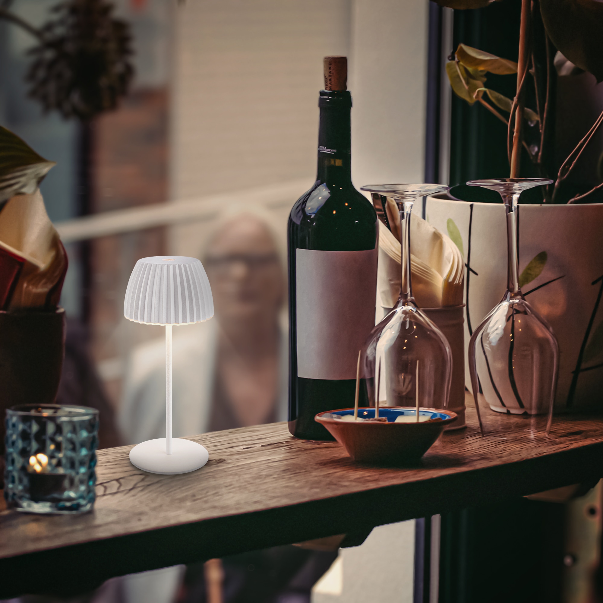 Briloner Leuchten LED Tischleuchte »Akku LED Tischleuchte« LED-Modul