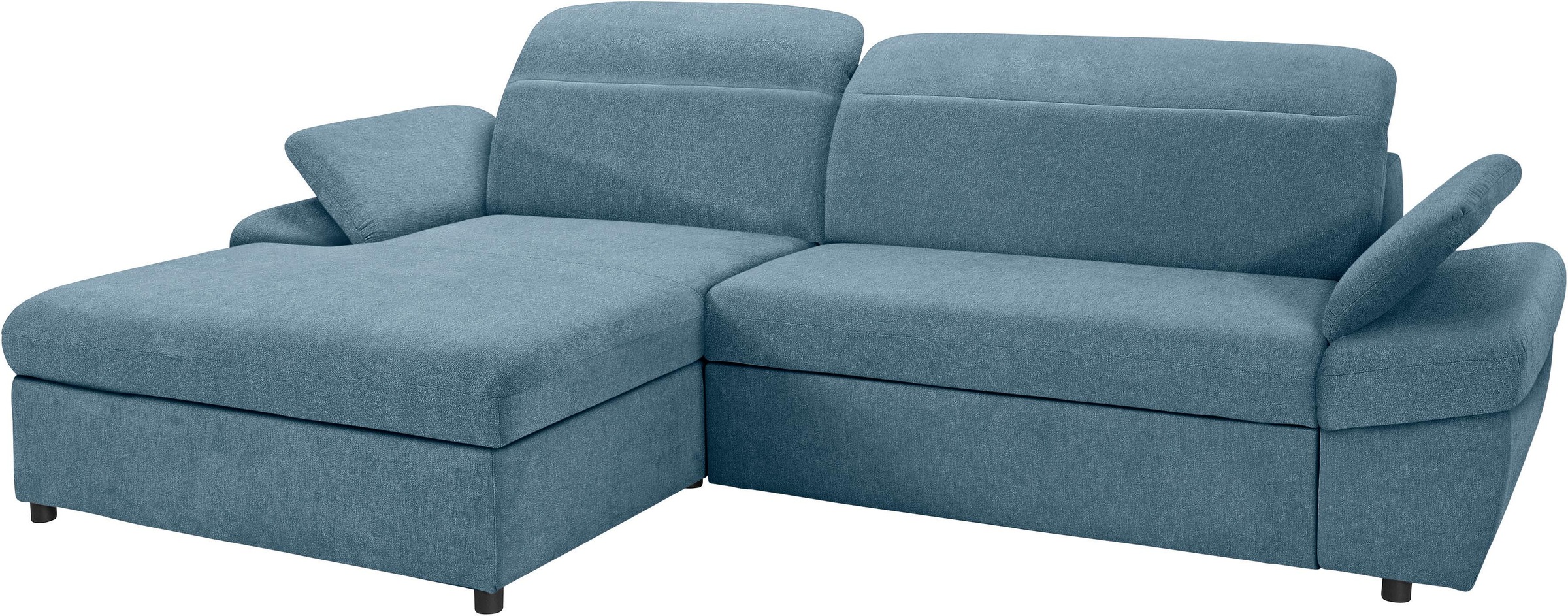 exxpo - sofa fashion Ecksofa »Kyoto, inkl. Kopfteil- und Armteilverstellung, hoher Sitzkomfort«, wahlweise mit Bettfunktion und Bettkasten, hochwertige Bezüge, L-Form