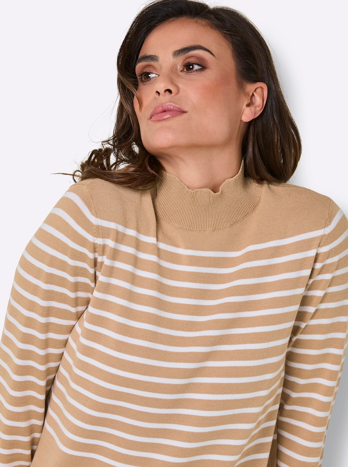 CREATION L PREMIUM Streifenpullover »Lyocell-Mix-Pullover«