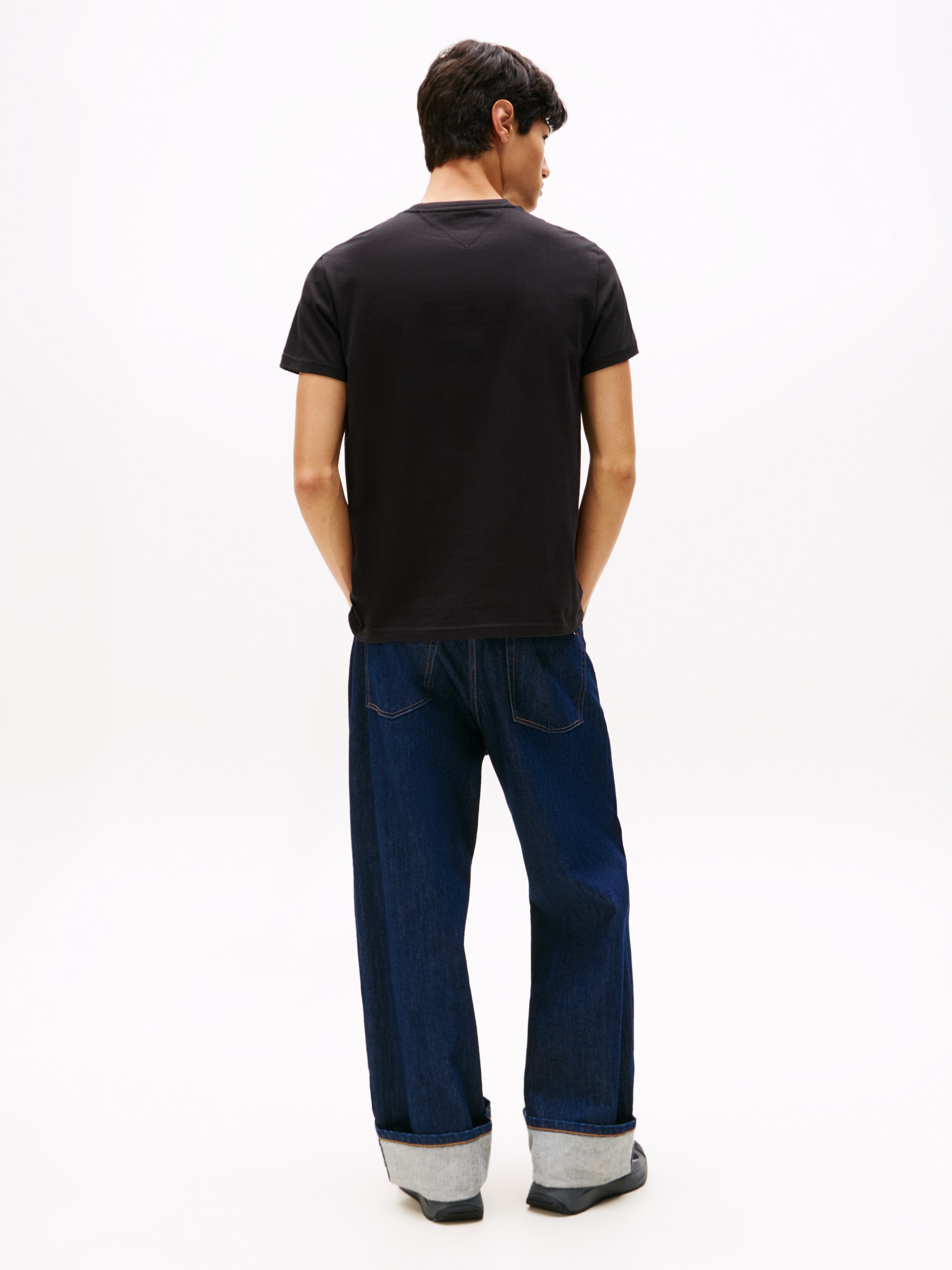 Tommy Jeans T-Shirt »TJM RWB FLAG TEE EXT« Slim fit, mit Rundhals