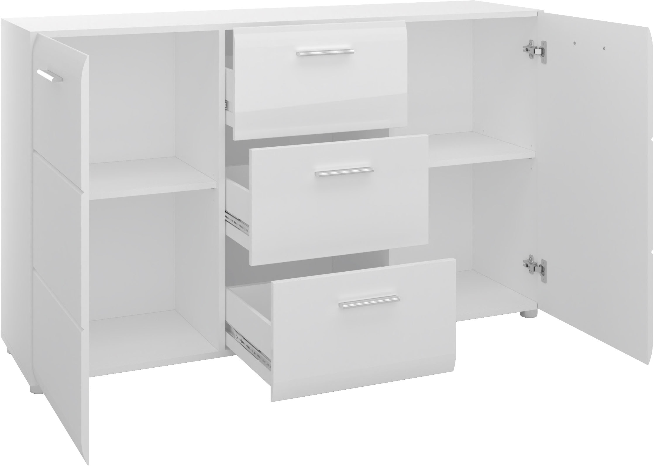 LIVING CHARM Sideboard »Merano«, Breite ca. 144 cm