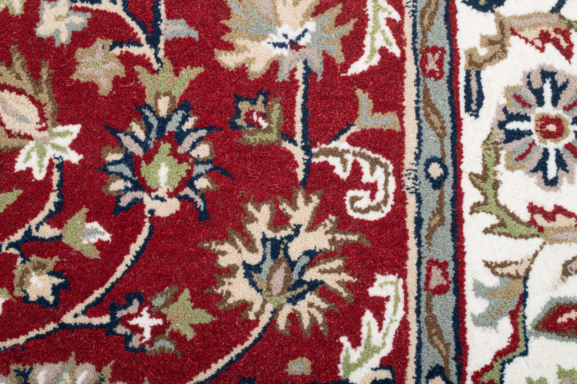 THEKO Wollteppich »Royal Orient Isfahan«, rechteckig, 14 mm Höhe, handgetuftet, Orient-Optik, reine Wolle