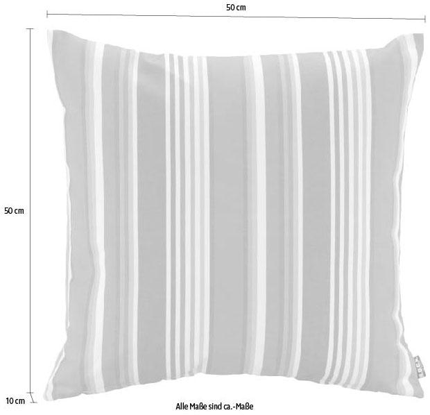 H.O.C.K. Dekokissen »Yucatan« mit bunten Streifen, Kissenhülle mit Füllung, 1 Stück